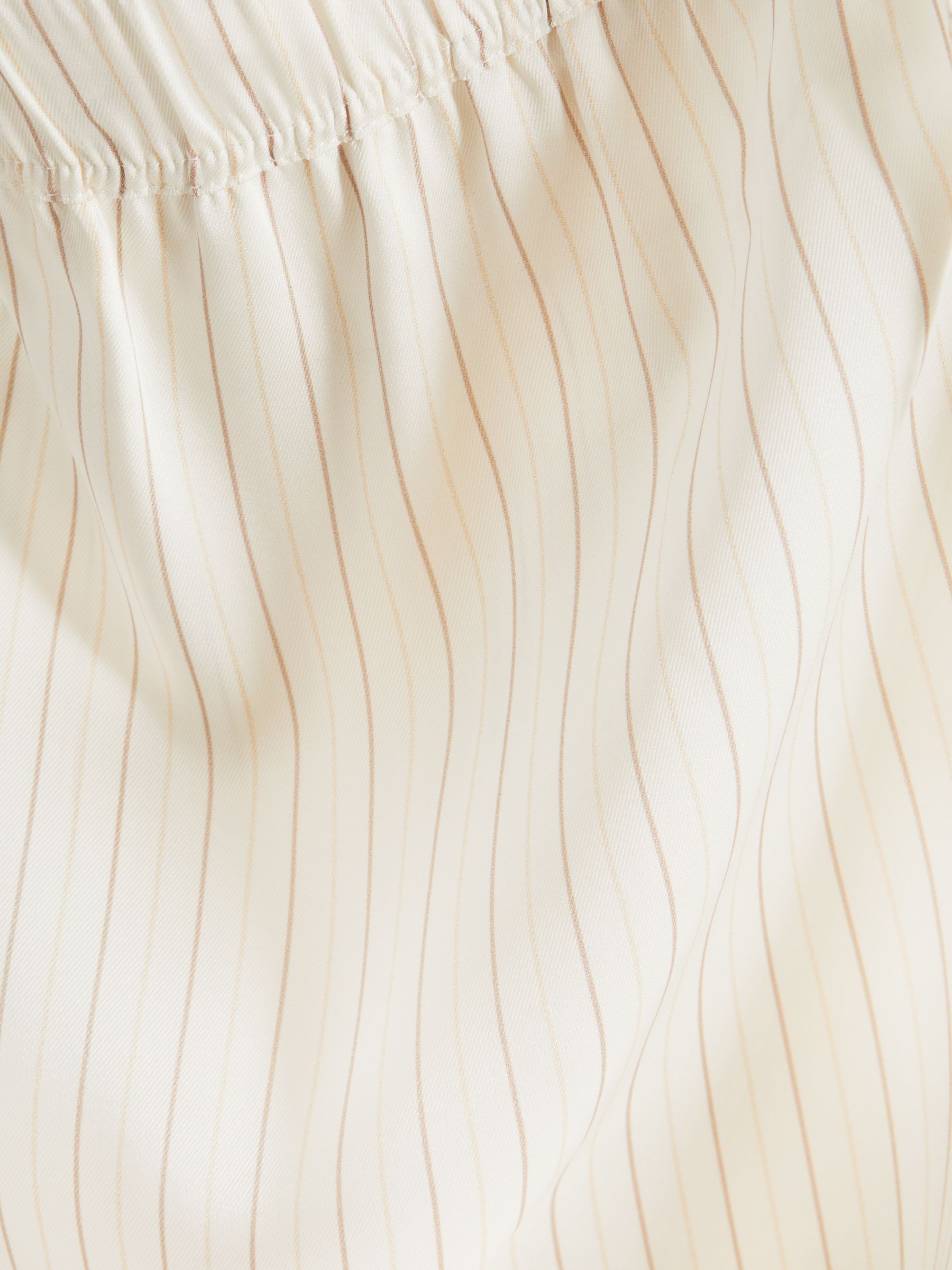 McLaren F1 Monte Carlo Wide Leg Drawstring Trousers in White Multi