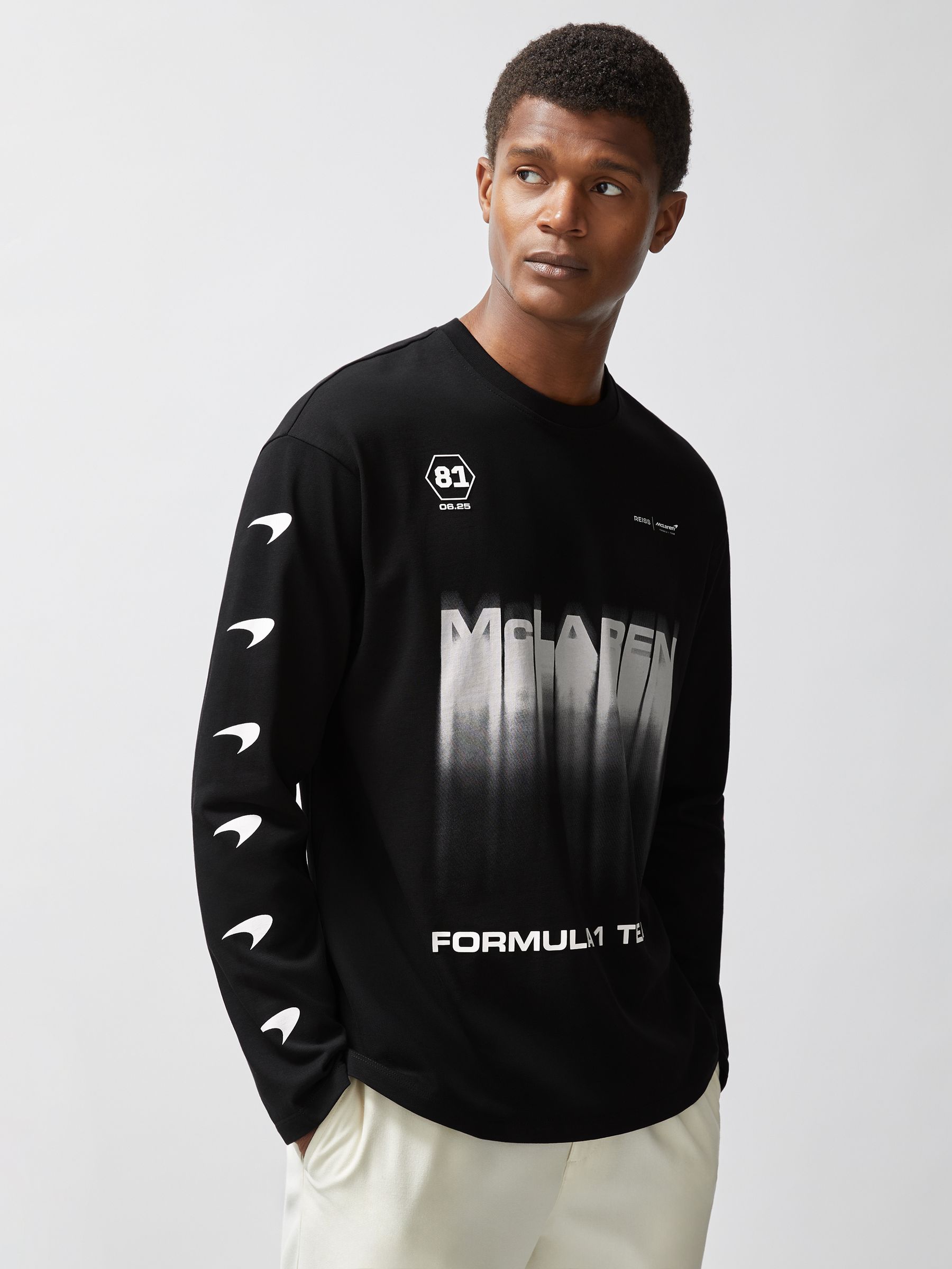 McLaren F1 Team British GP T-Shirt Unisex Fit in Black