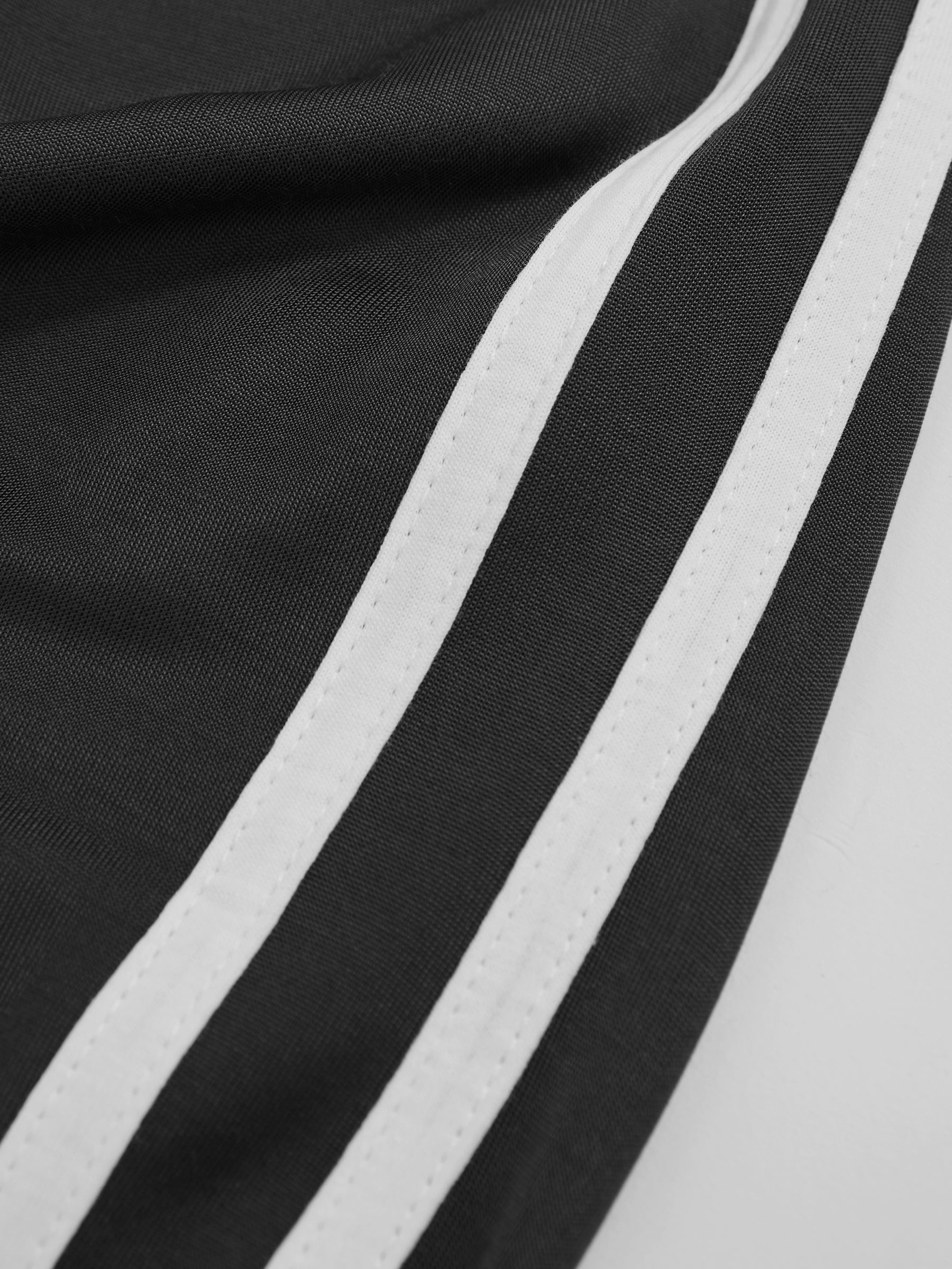 Side-Stripe Jersey Joggers in Grey