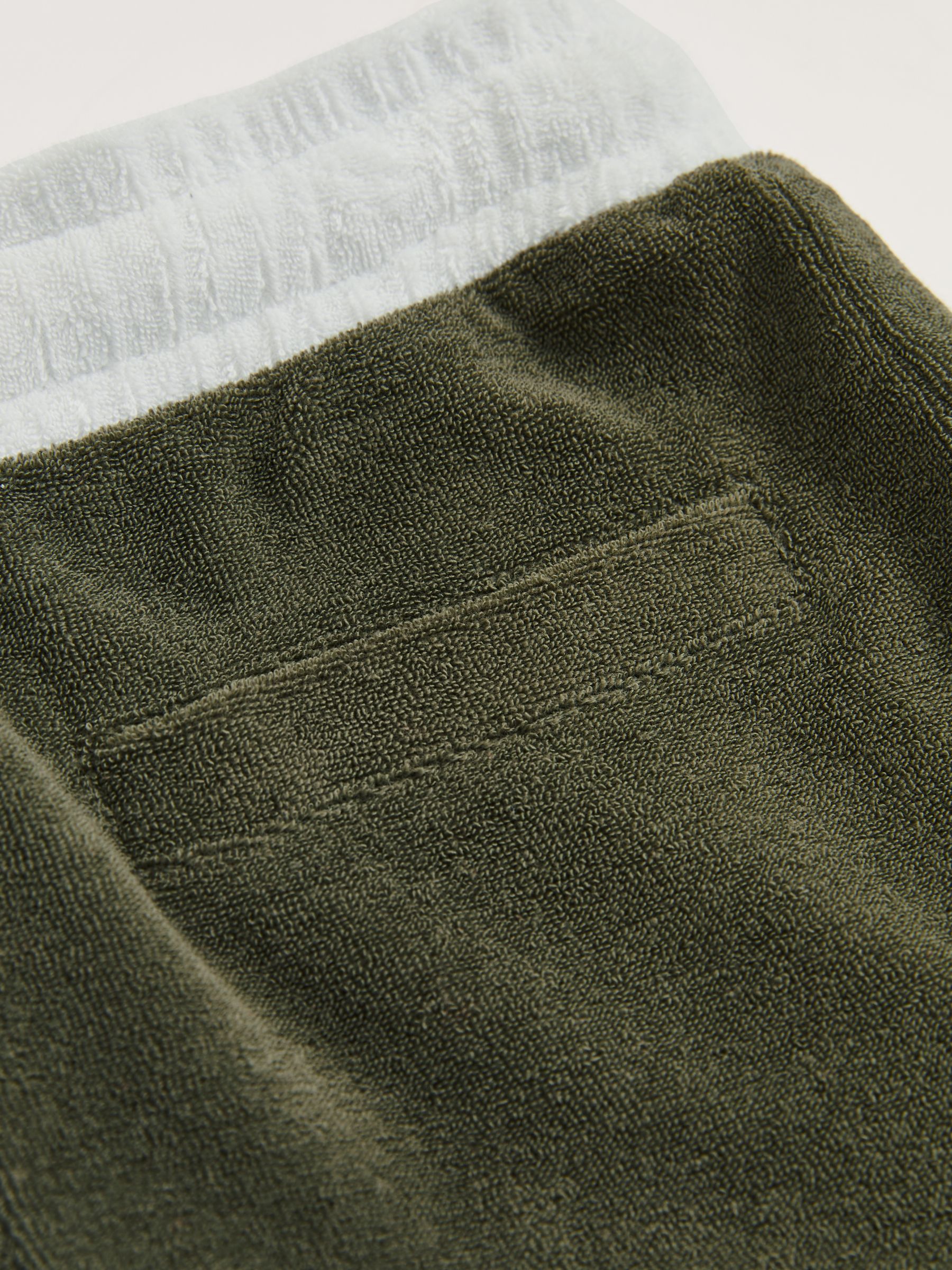 9-13 yrs Velour Colour-Block Shorts in Green Multi