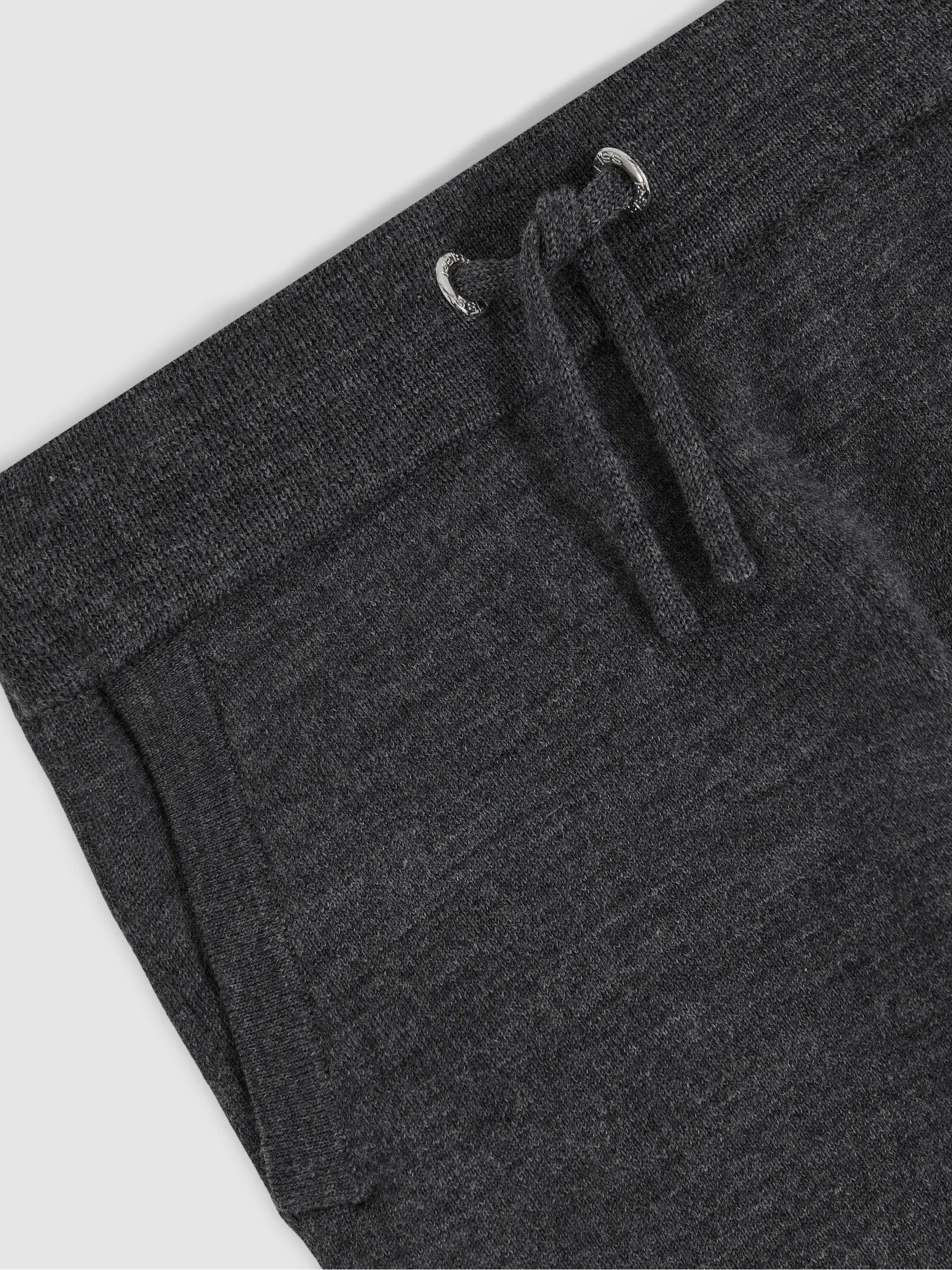 3-9 yrs Merino Wool Cuffed Joggers in Derby Grey Melange