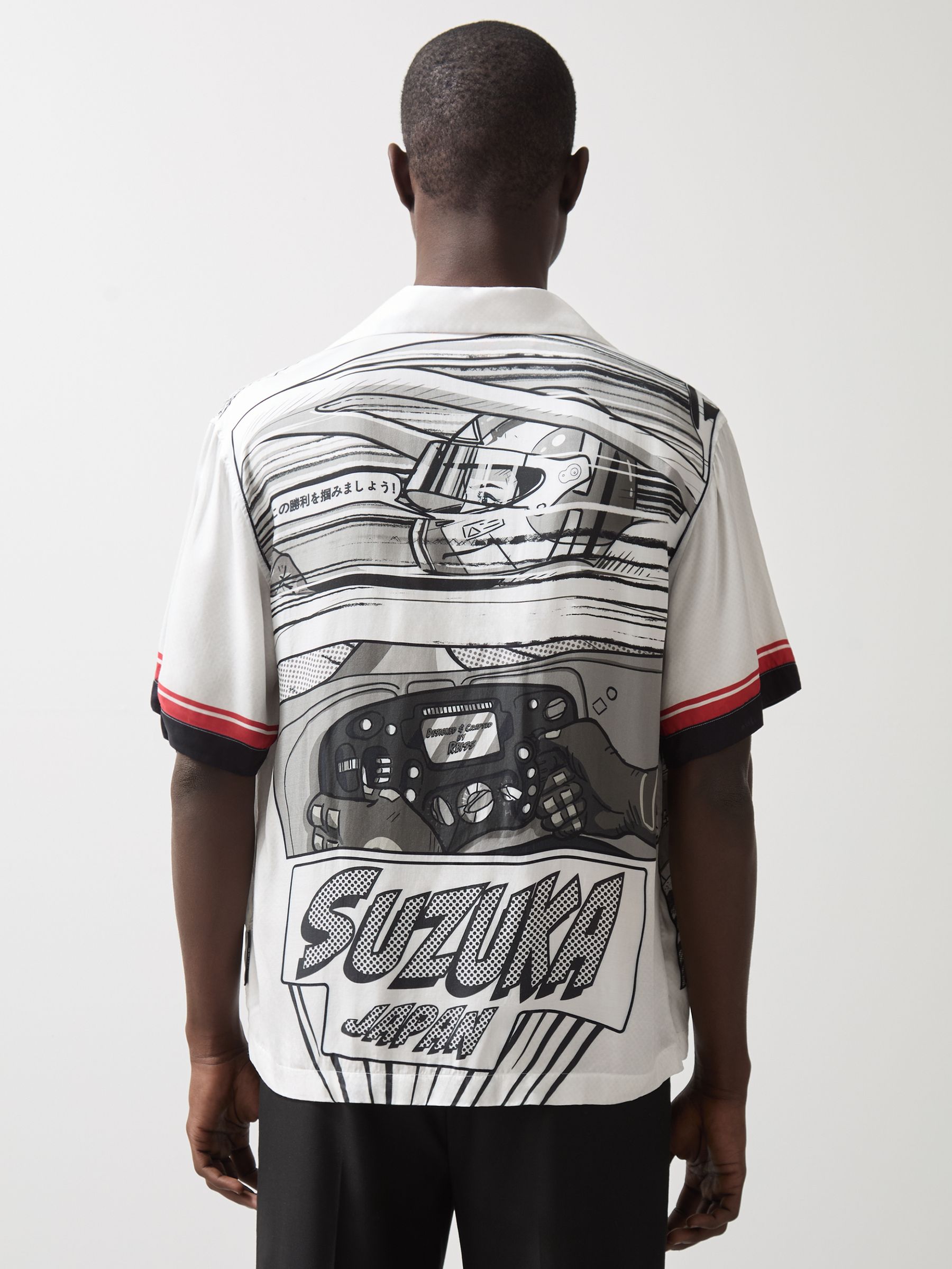 McLaren F1 Team Suzuka GP Shirt in Black/White