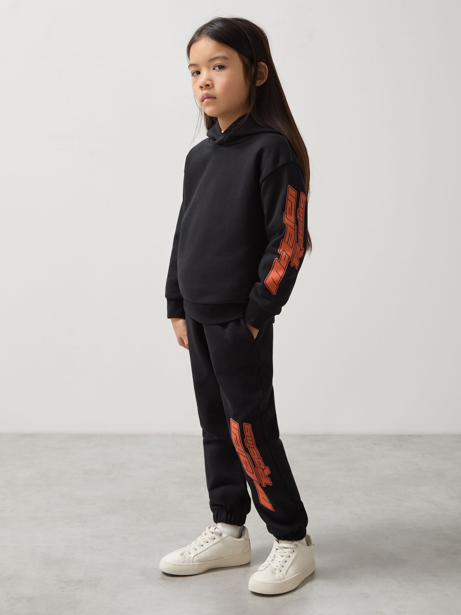 3-9 yrs McLaren F1 Team Cotton Logo Joggers Unisex Fit in Black