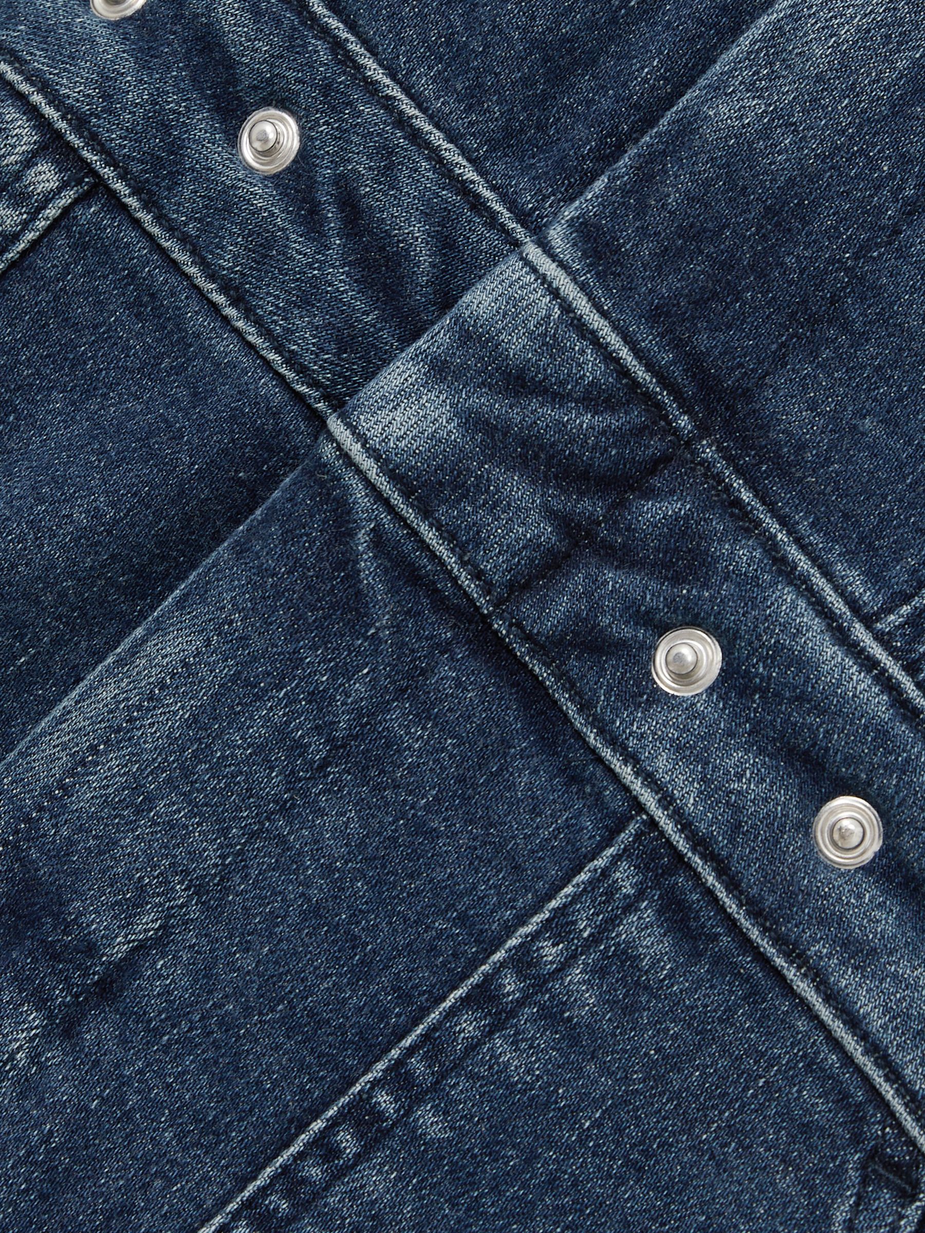 Good American Denim Midi Dress in Dark Indigo