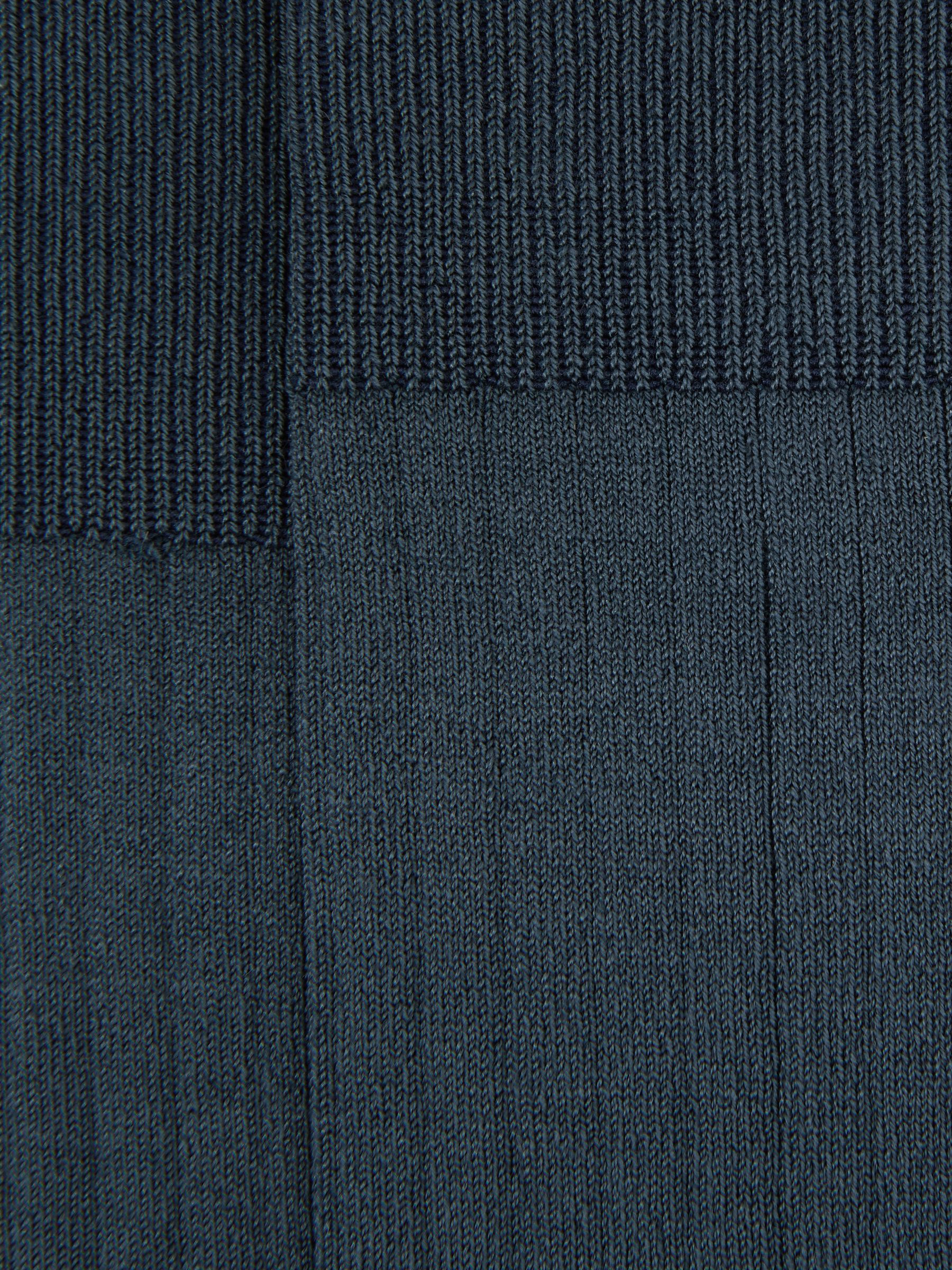 Ribbed Socks in Airforce Blue