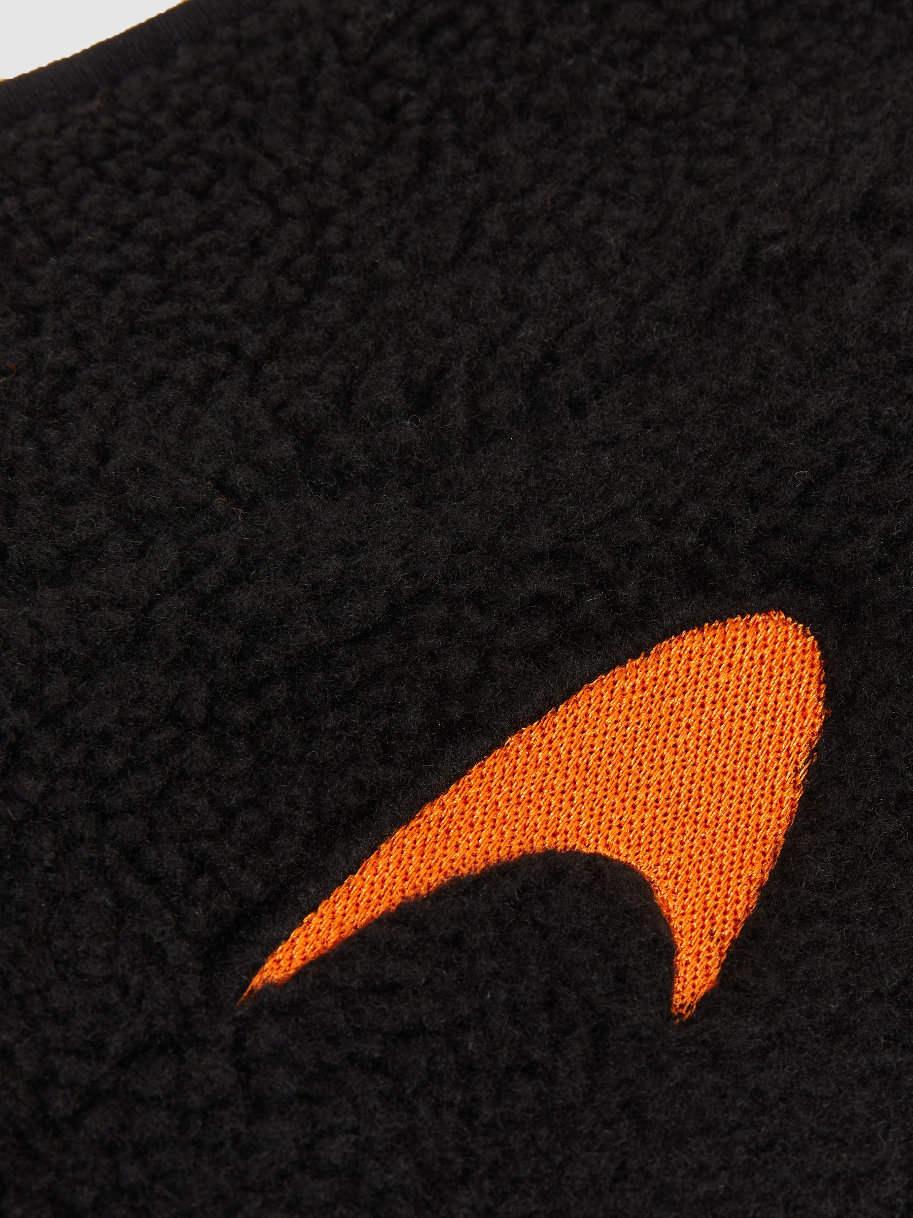 McLaren F1 Team Embroidered Fleece Jacket Unisex Fit in Black