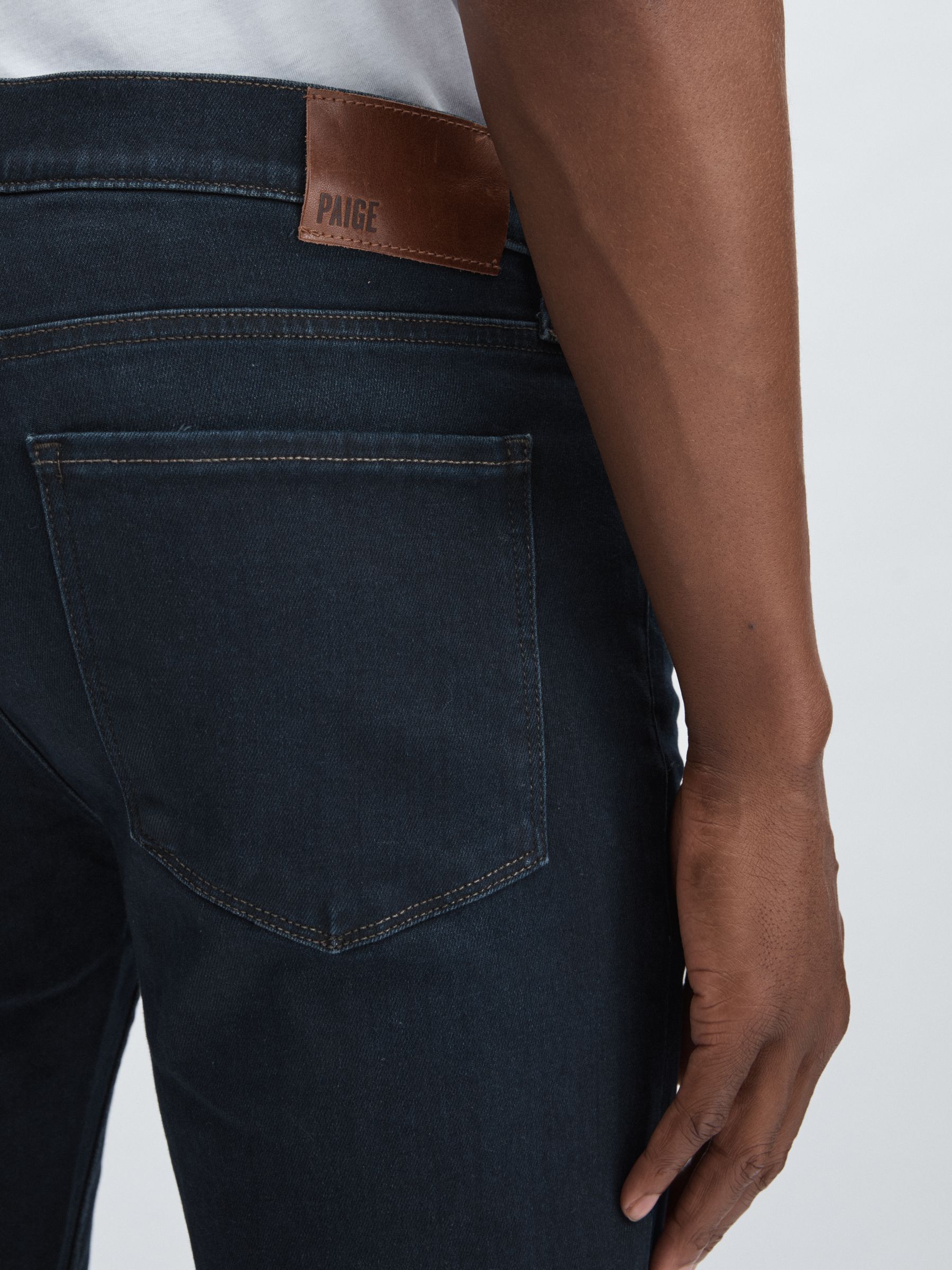 Paige Slim Ranchwood Straight-Leg Jeans in Ranchwood