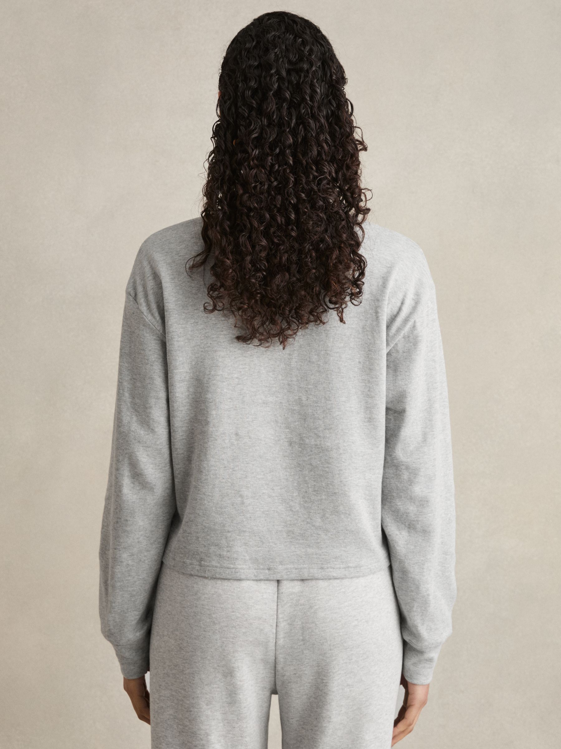 Relaxed Logo Sweatshirt in Heather Grey