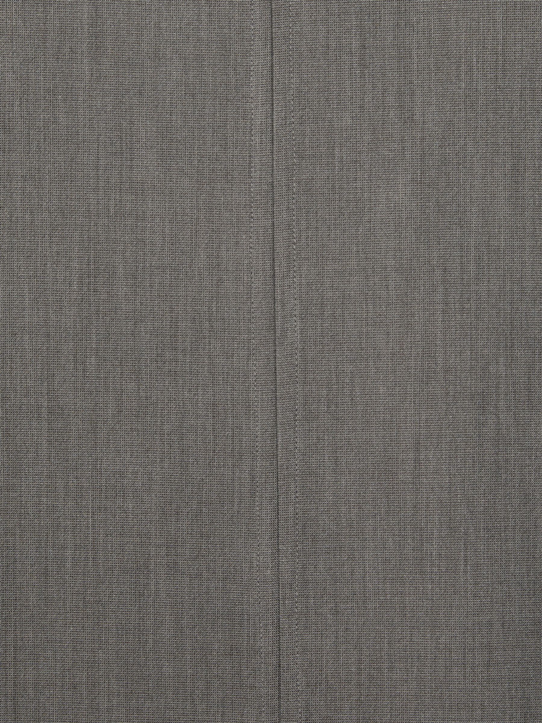 Sculpted High Neck Top in Grey