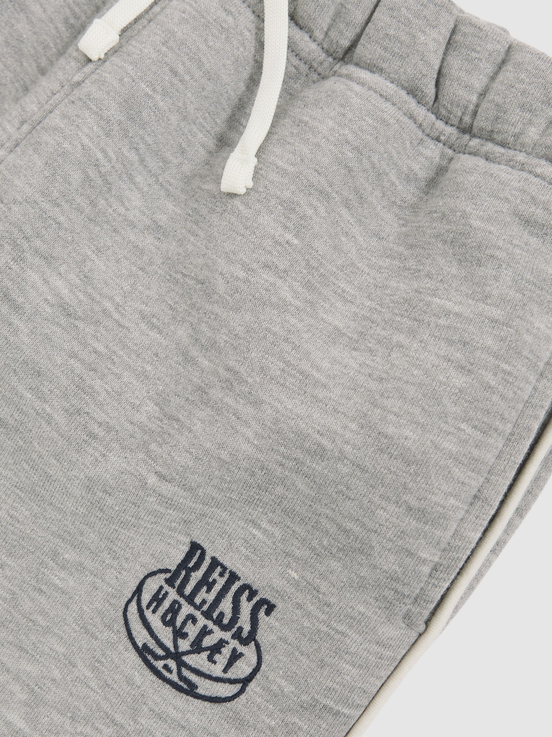 9-13 yrs Hockey Joggers in Grey Melange