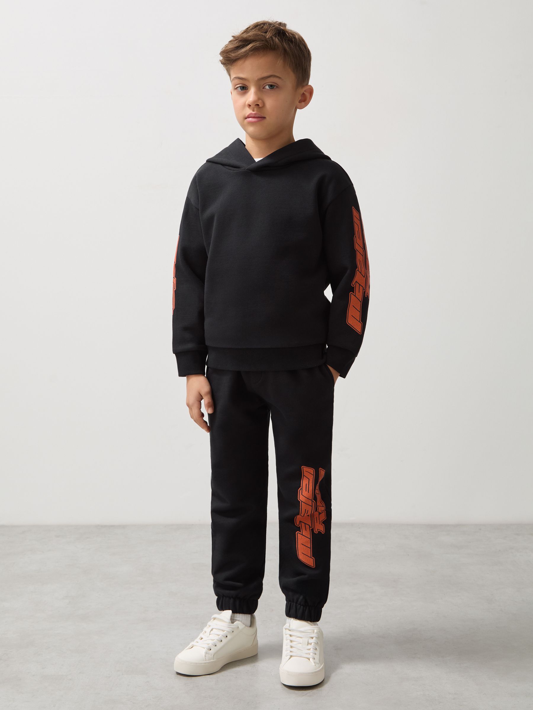 3-9 yrs McLaren F1 Team Cotton Logo Joggers Unisex Fit in Black