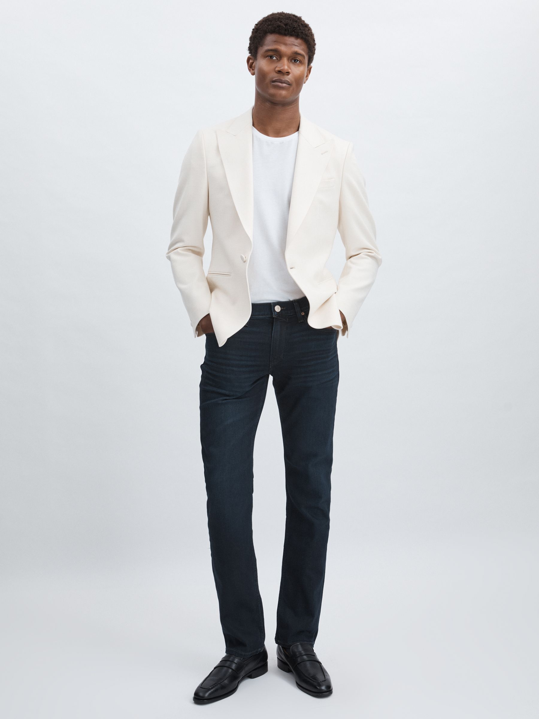 Paige Slim Ranchwood Straight-Leg Jeans in Ranchwood