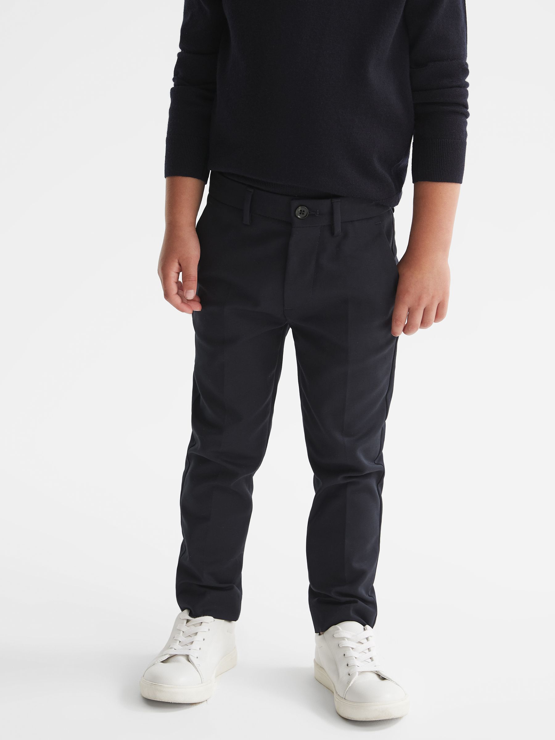 9-14 yrs Slim Fit Chinos in Navy