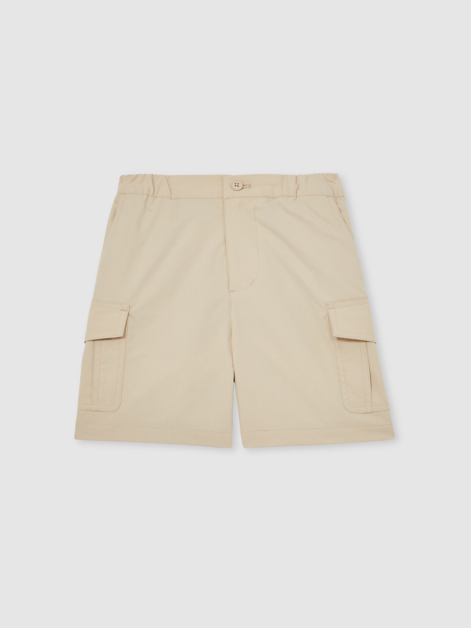 3-9 yrs Ripstop Cargo Shorts in Light Stone