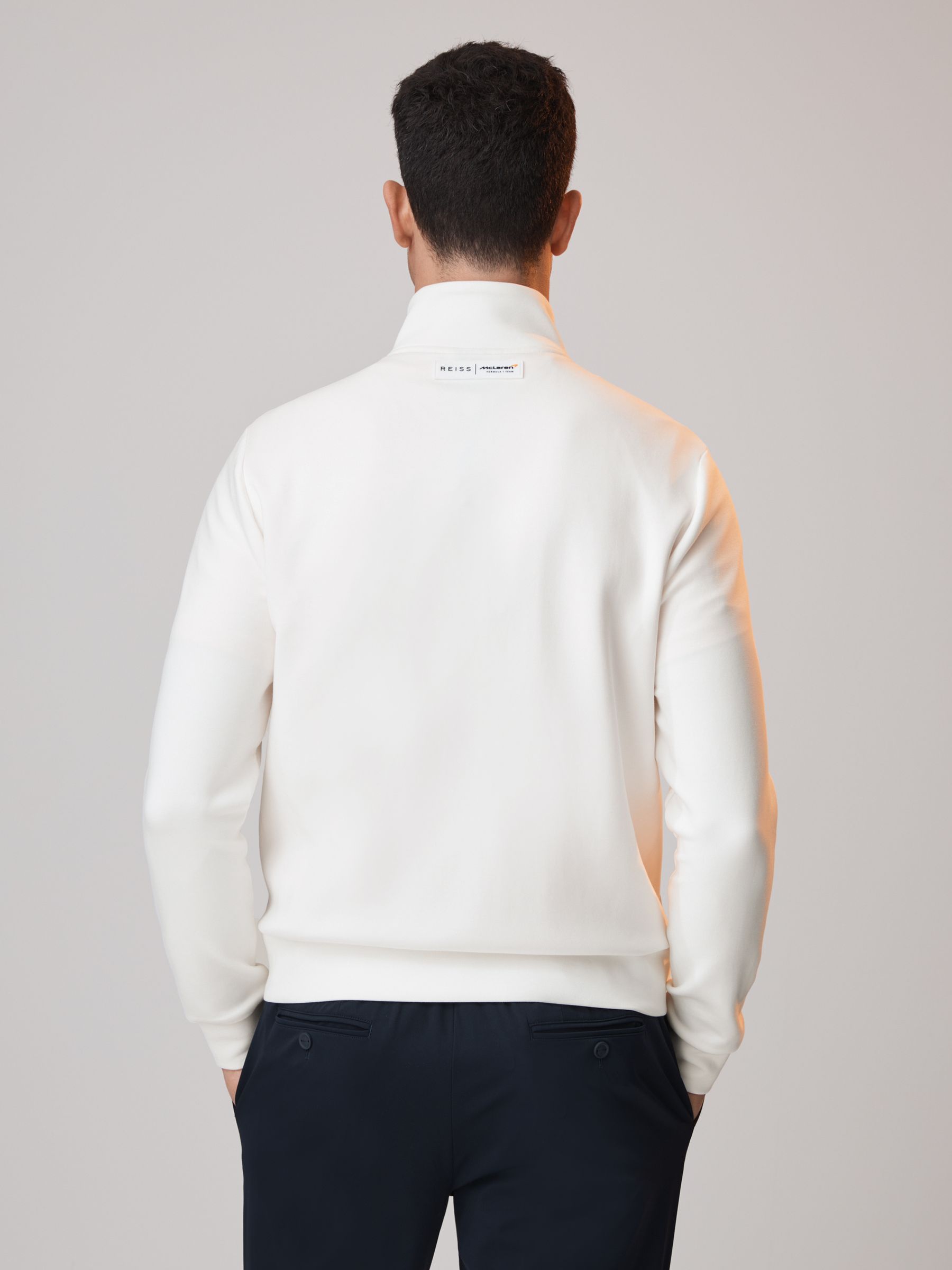 McLaren F1 Hybrid Quilt and Jersey Jacket in White