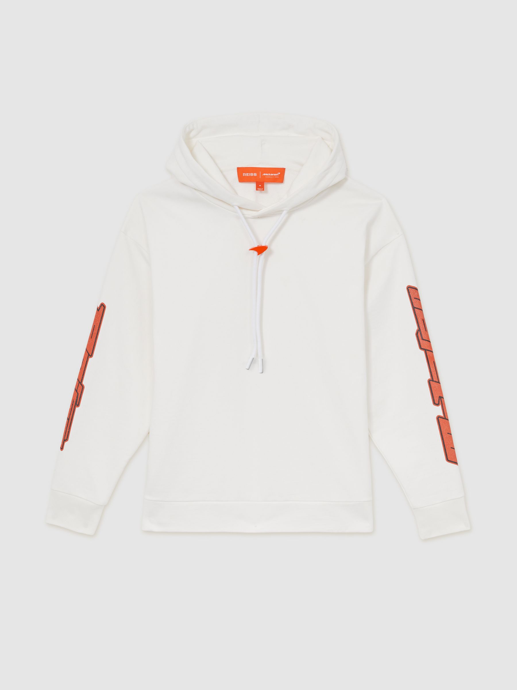McLaren F1 Team Oversize Toggle Hoodie Unisex Fit in White