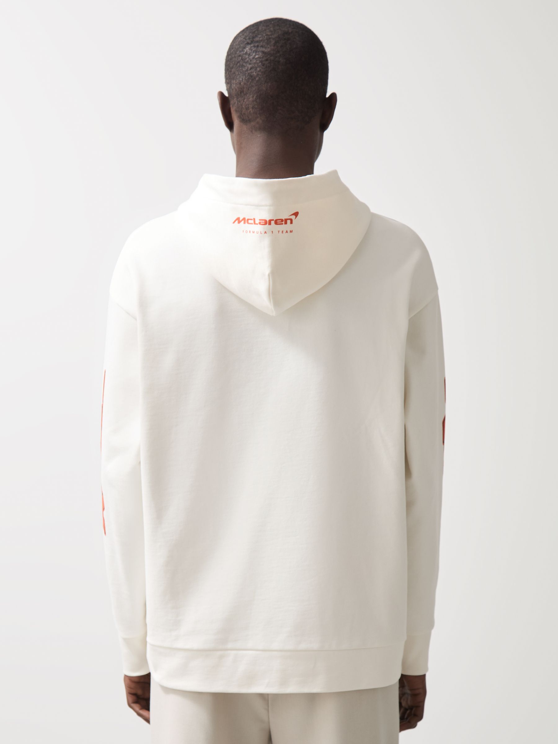 McLaren F1 Team Oversize Toggle Hoodie Unisex Fit in White