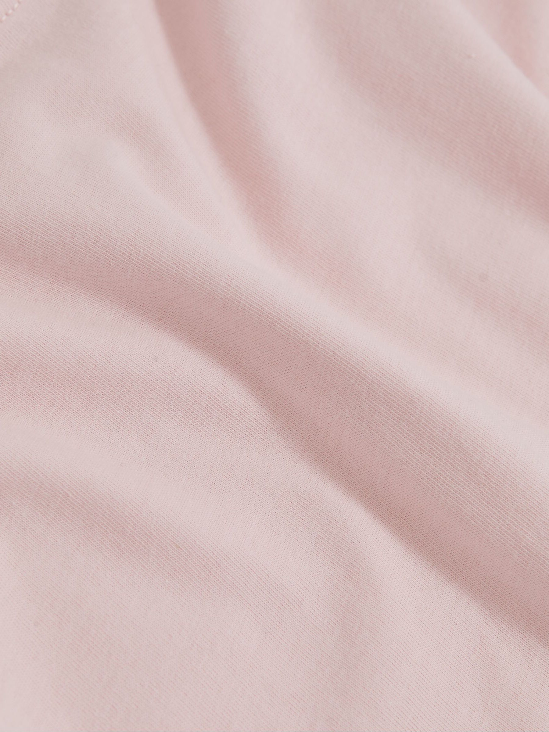 13-14 yrs Cotton Crew Neck T-Shirt in Pink