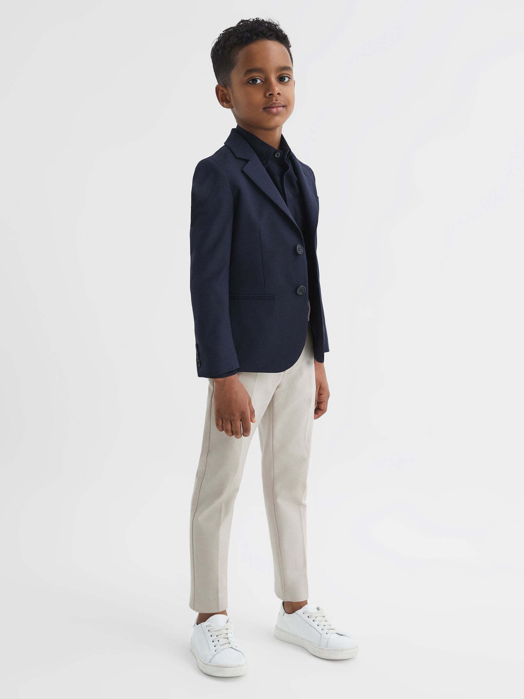 9-14 yrs Slim Fit Chinos in Stone