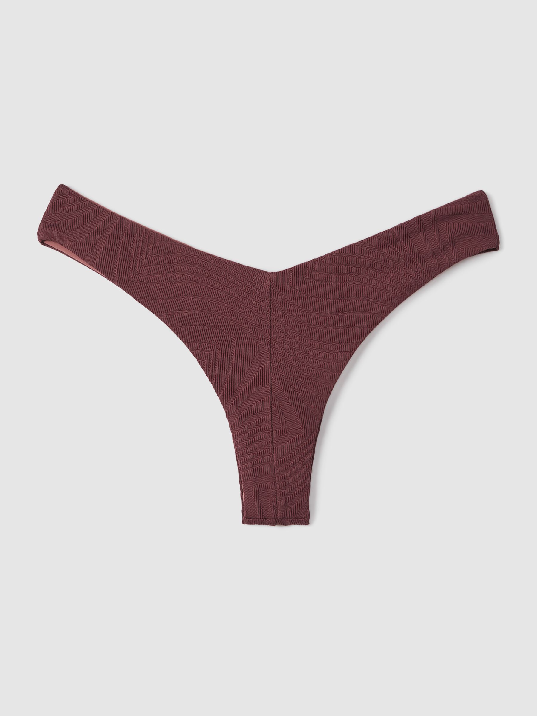 FELLA High Cut Bikini Bottoms in Chestnut