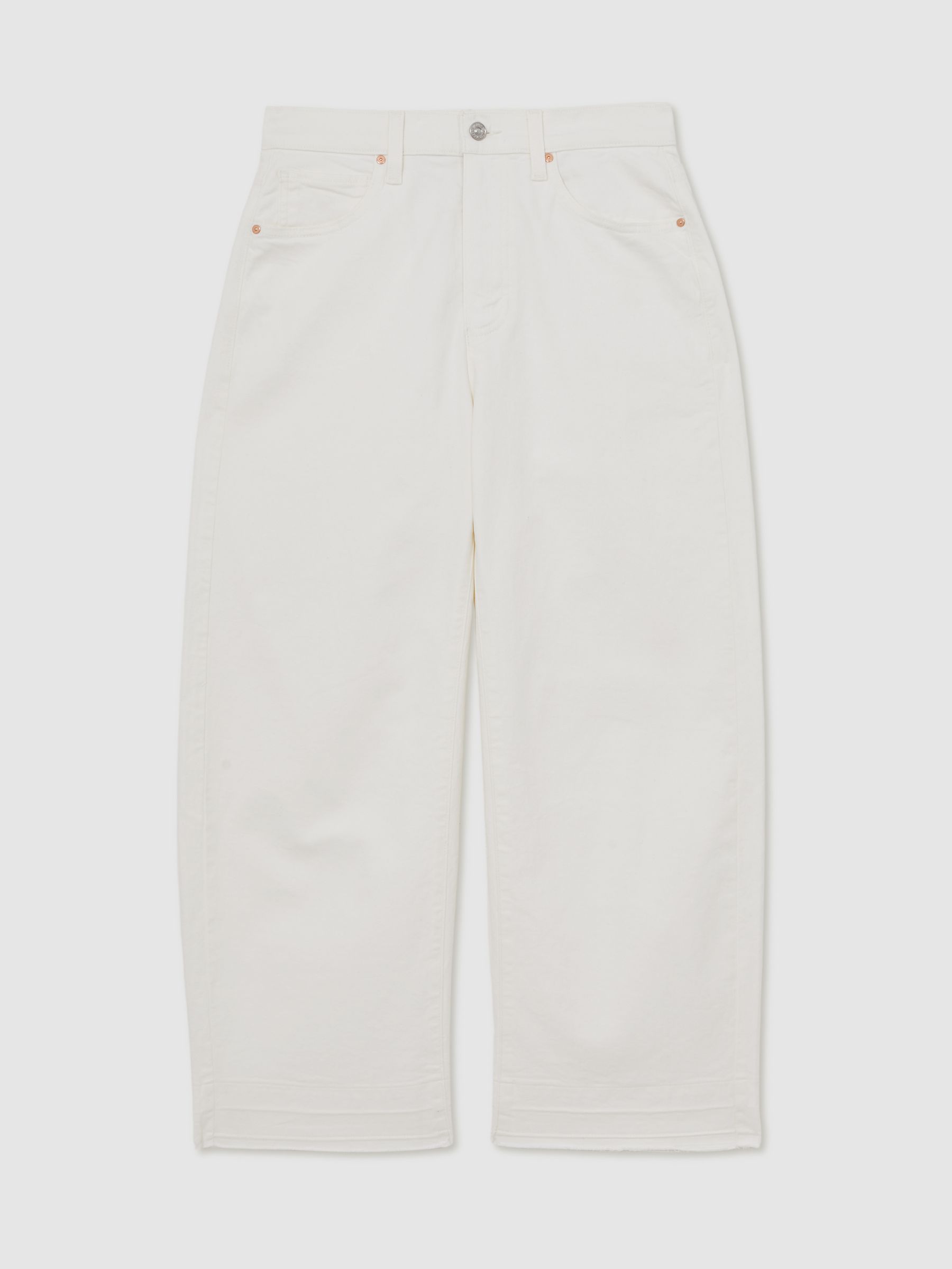 Paige Arellia Ankle Jeans in Ecru