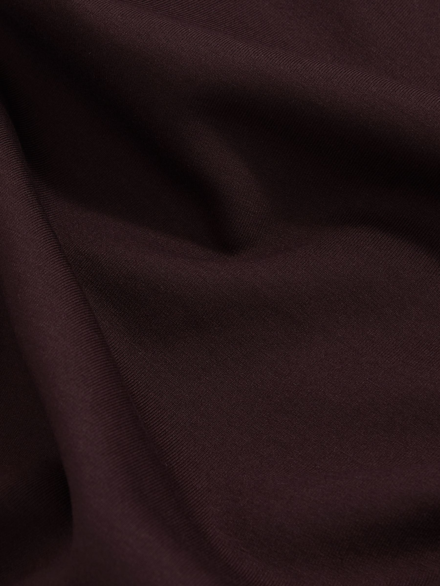 Interlock Jersey Crew Neck T-Shirt in Cherry Red