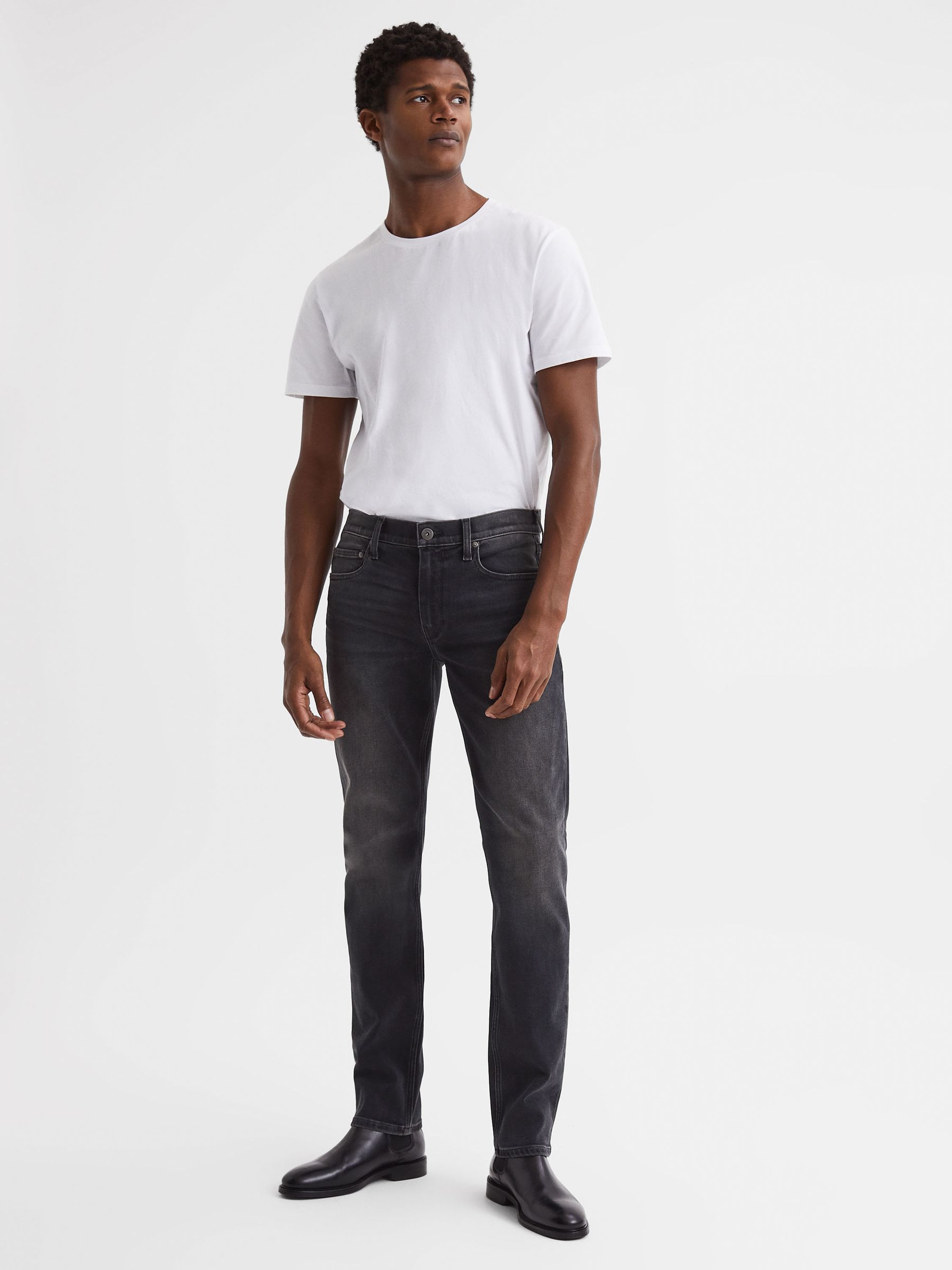 Paige High Stretch Slim Fit Jeans in Steffen