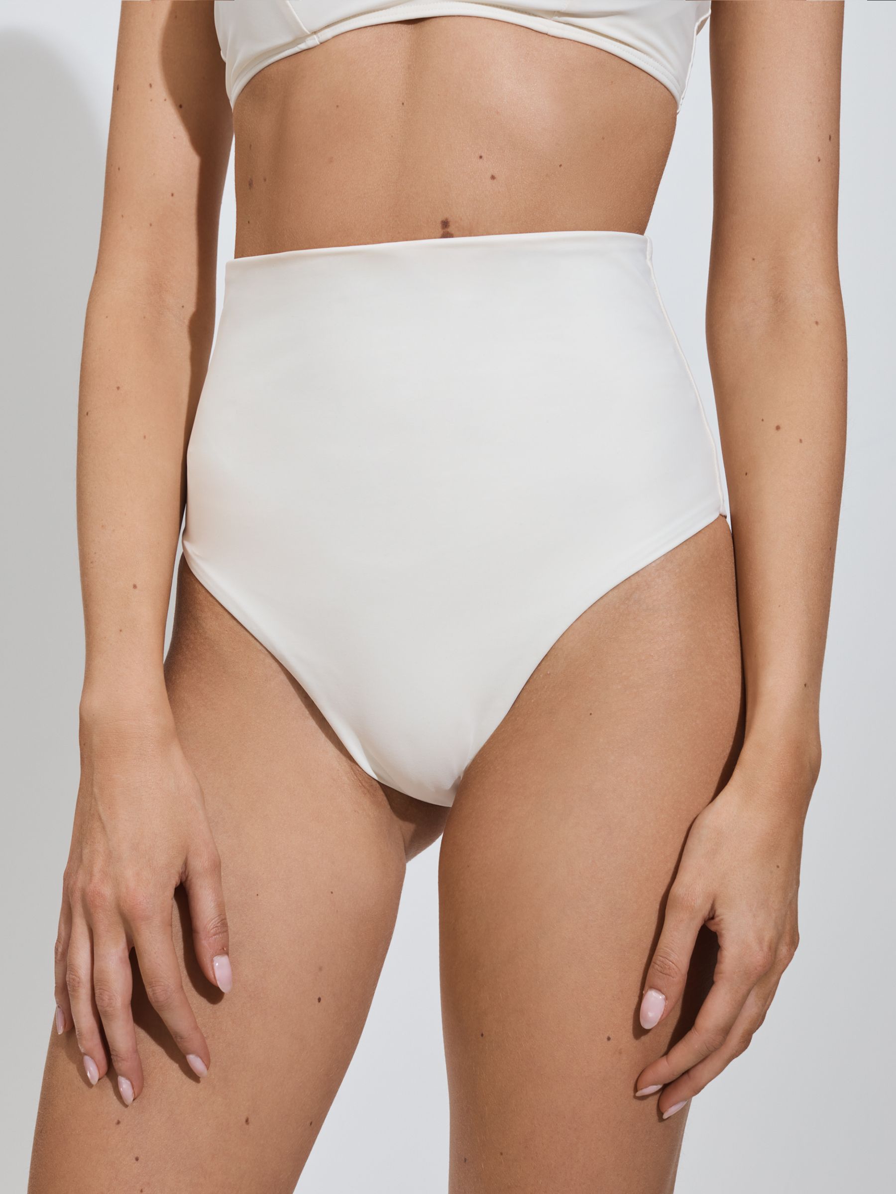 Bondi Born High Rise Bikini Bottoms in Pearl