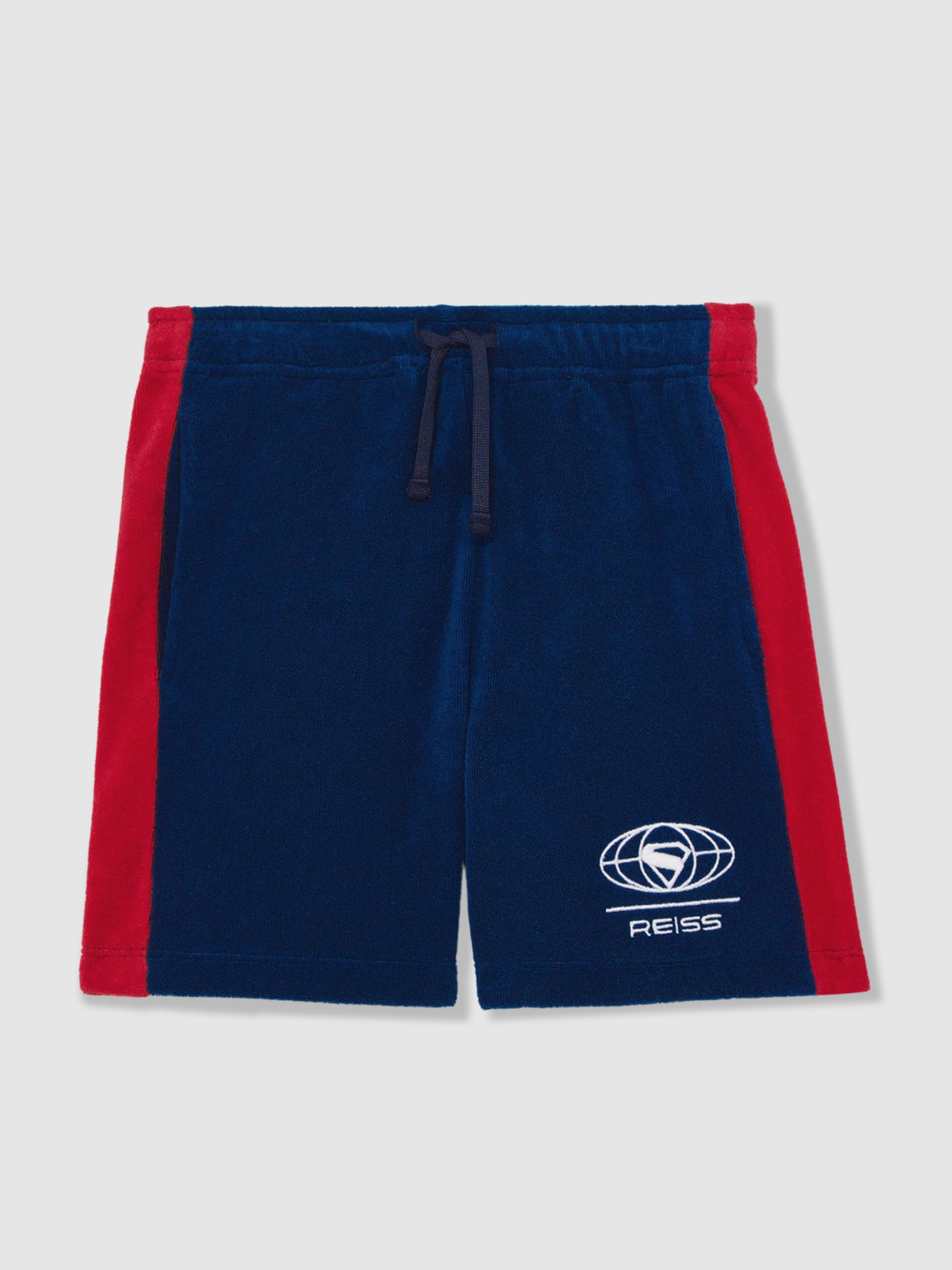 13-14 yrs Superman | Reiss Towelling Shorts in Blue/Red