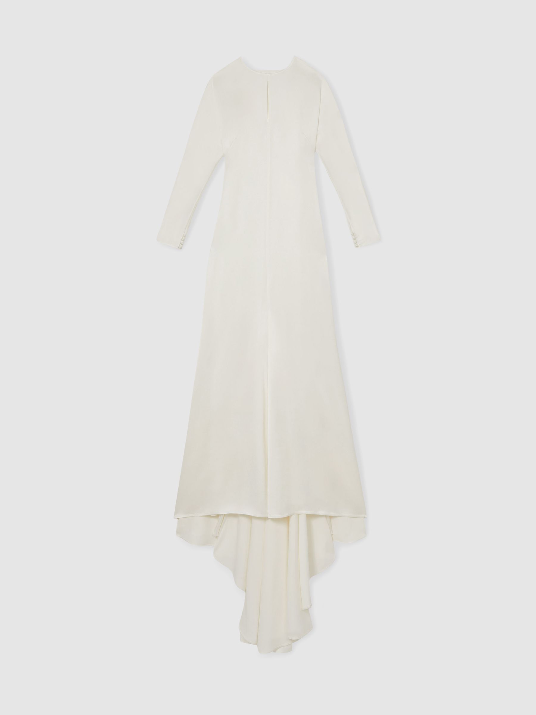 Atelier Duchess Satin Bridal Maxi Dress in White