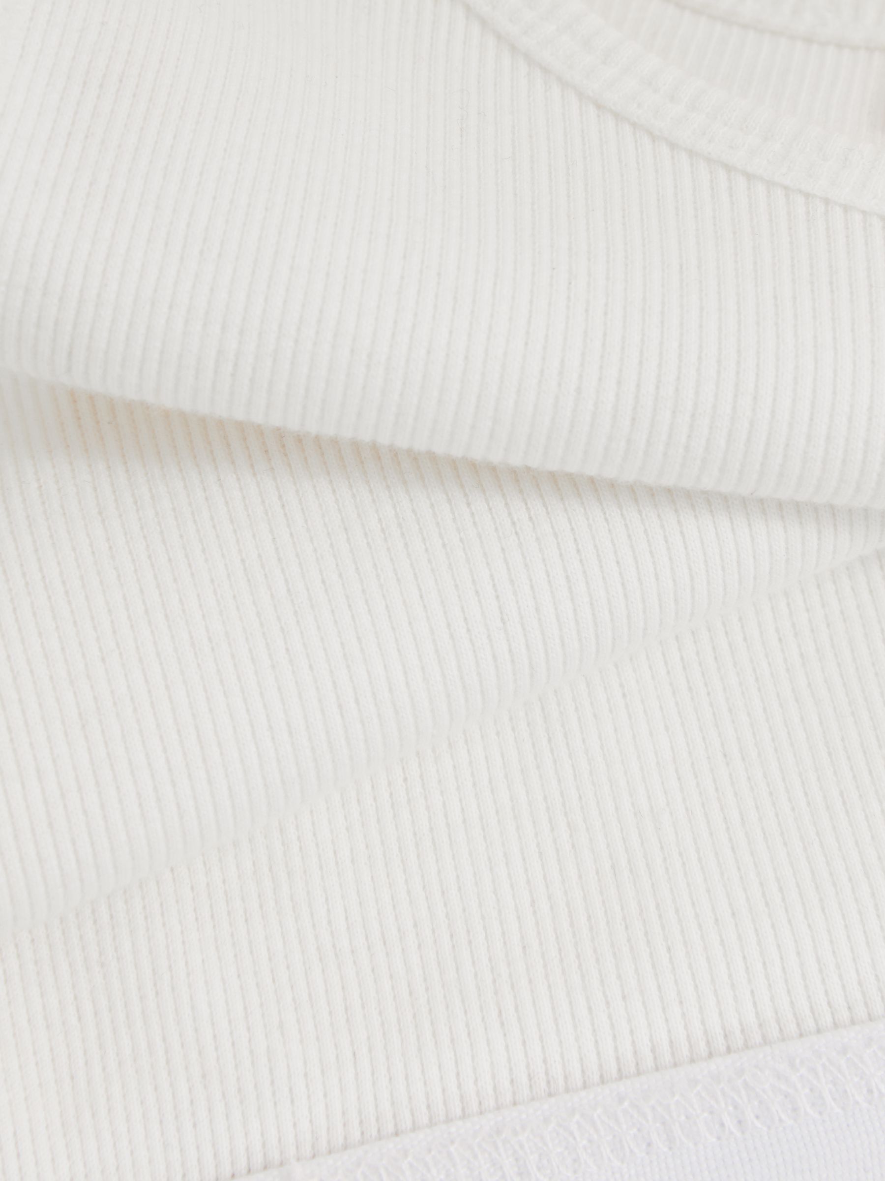 McLaren F1 Team Ribbed Cropped Vest in White