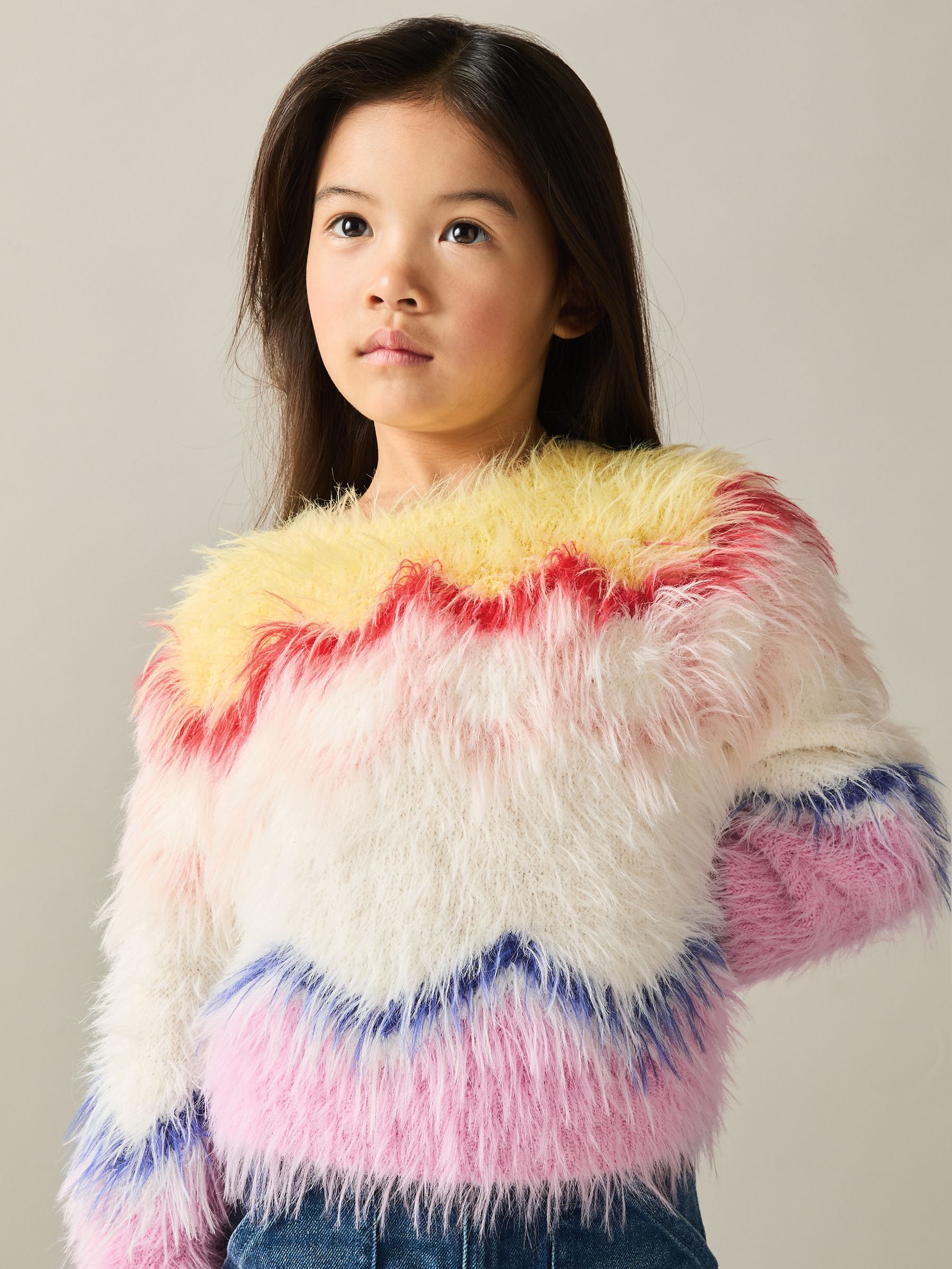 13-14 yrs Fluffy Jumper in Multi