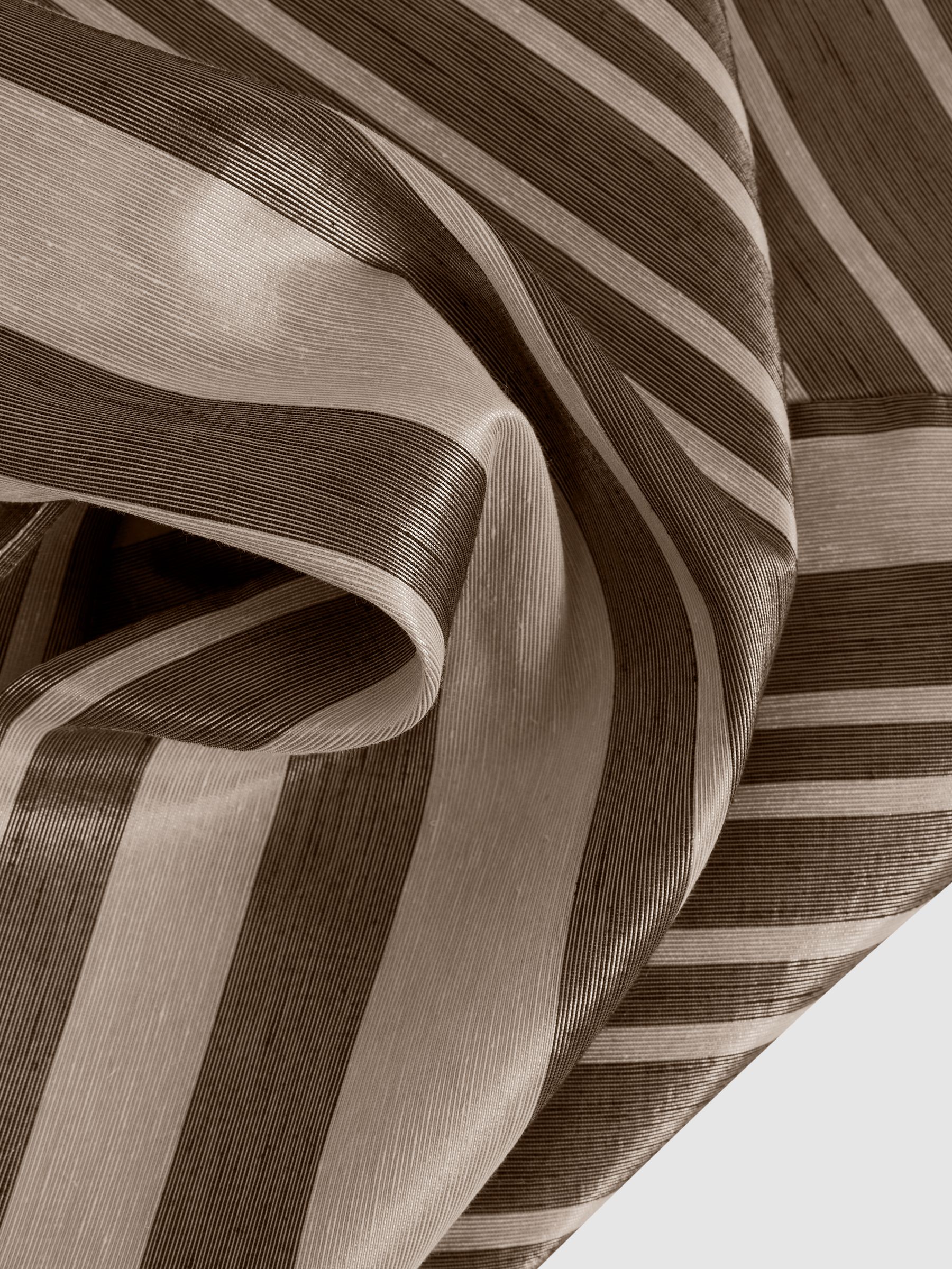 Acler Striped Strapless Mini Dress in Gold