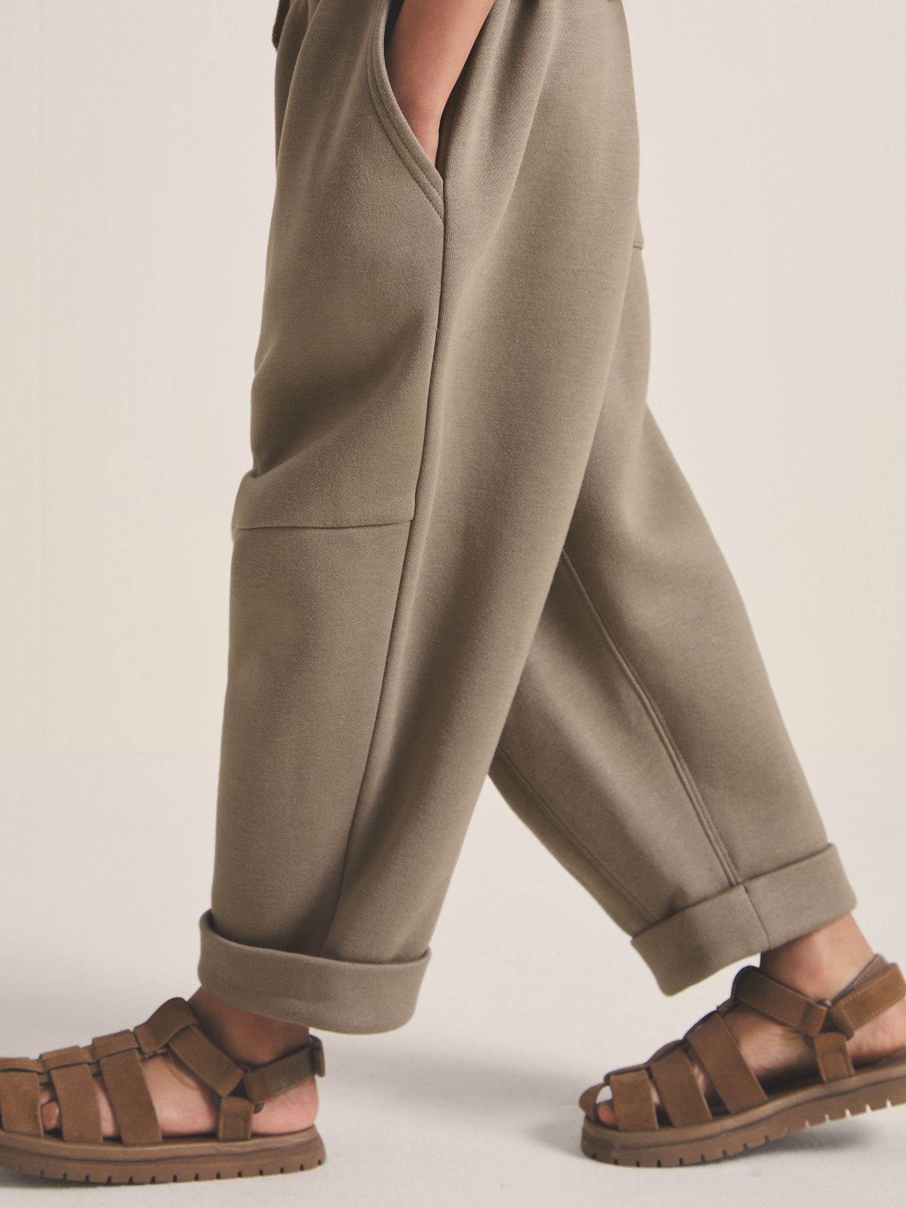 9-13 yrs Reiss | Les 100 Ciels Jersey Joggers in Mink