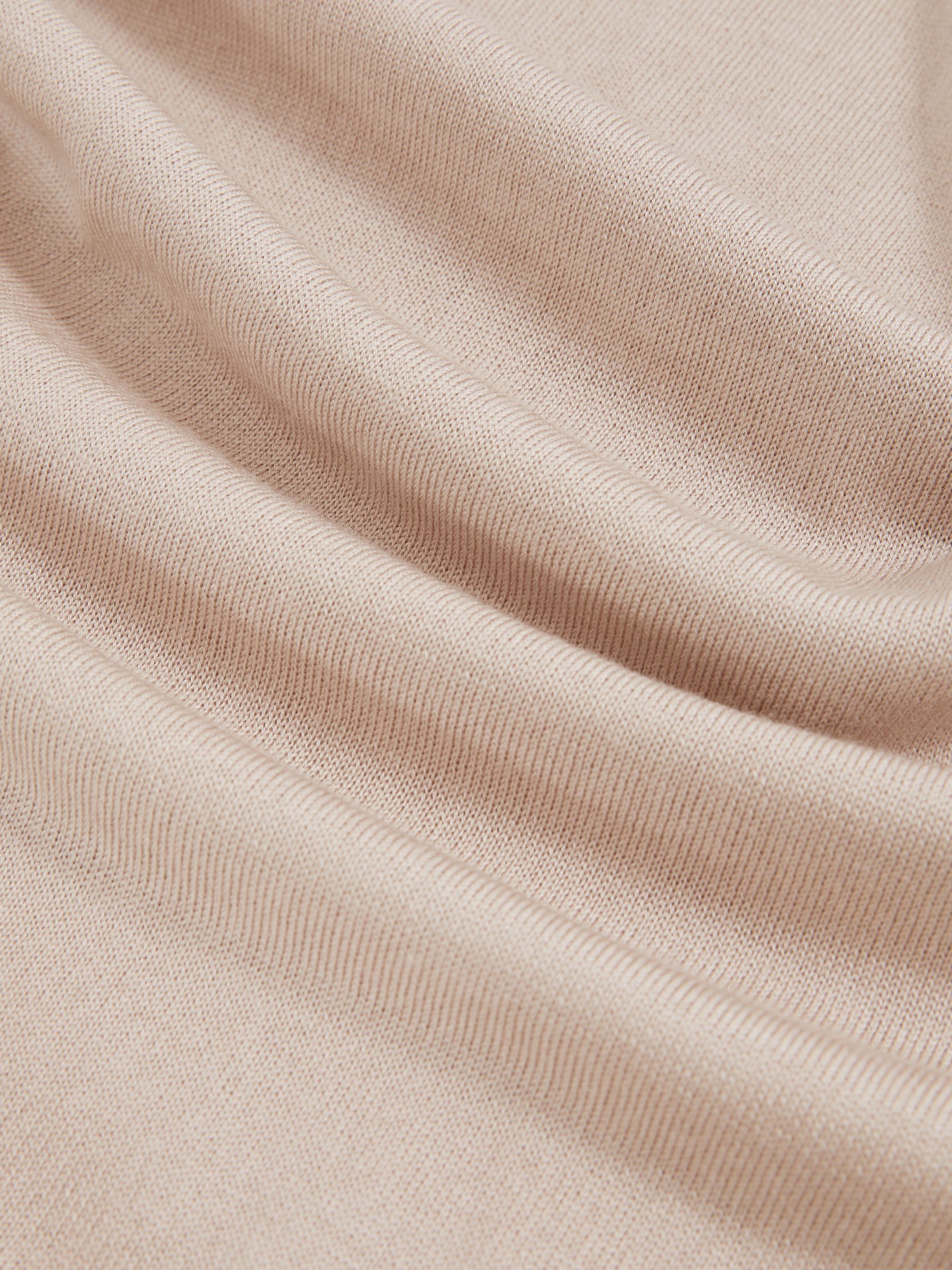 Wool-Blend Crew-Neck Jumper in Sand