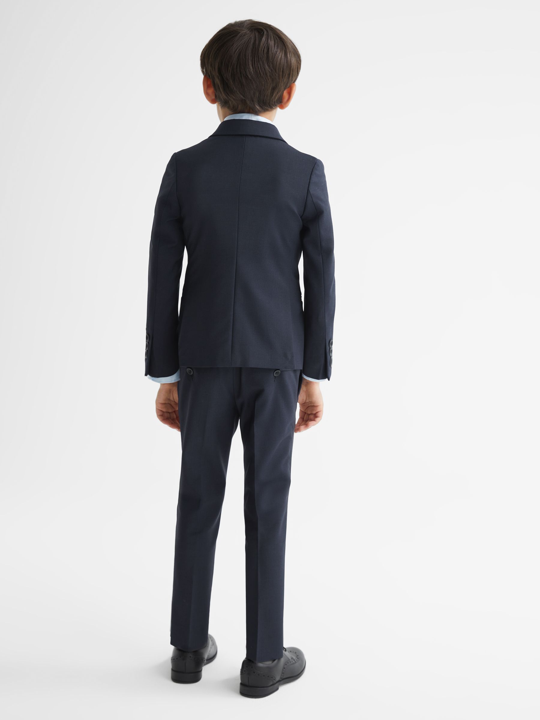 9-12 yrs Modern Fit Mixer Blazer in Navy