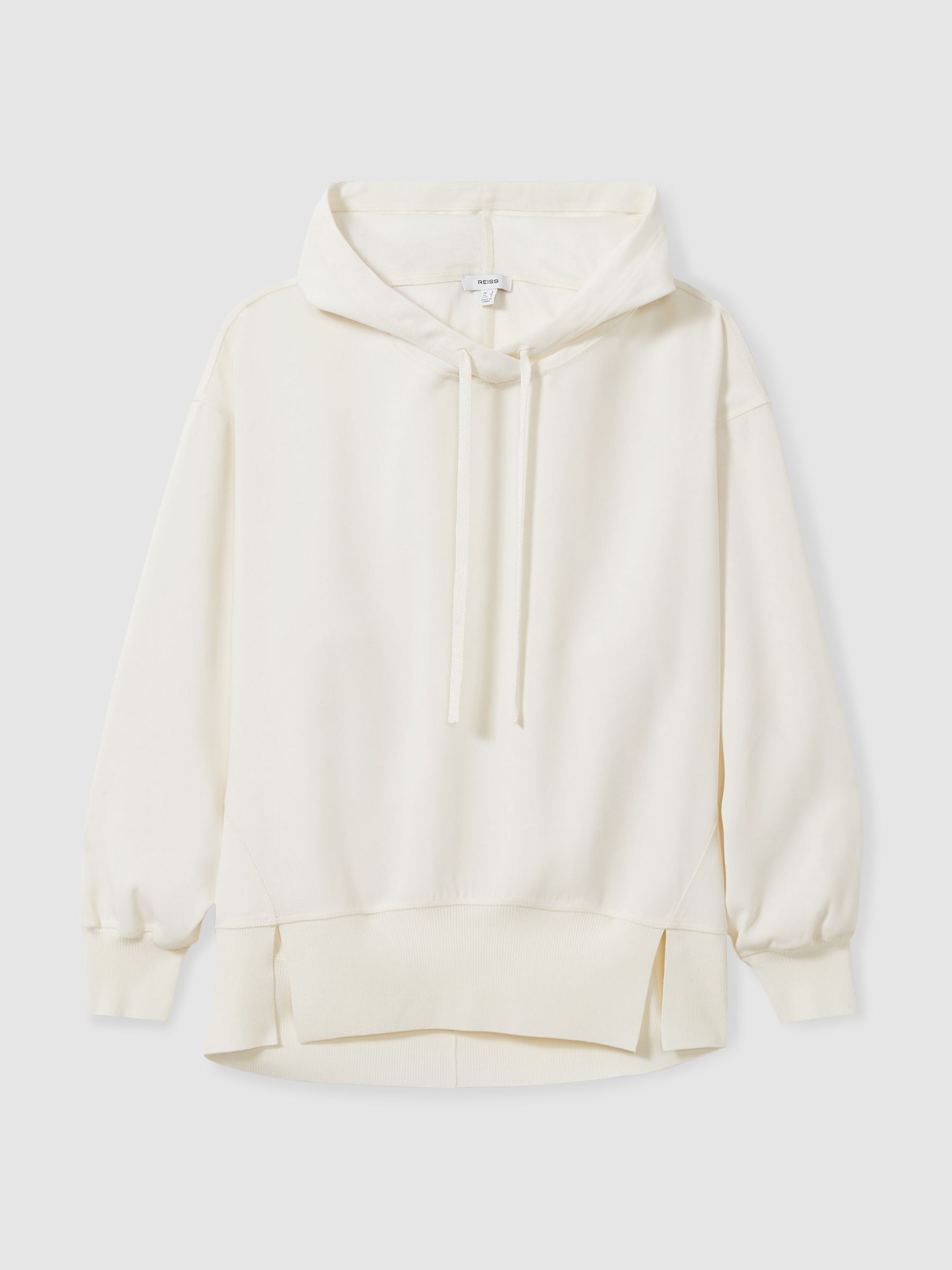 Woven Hooded Top in Cream