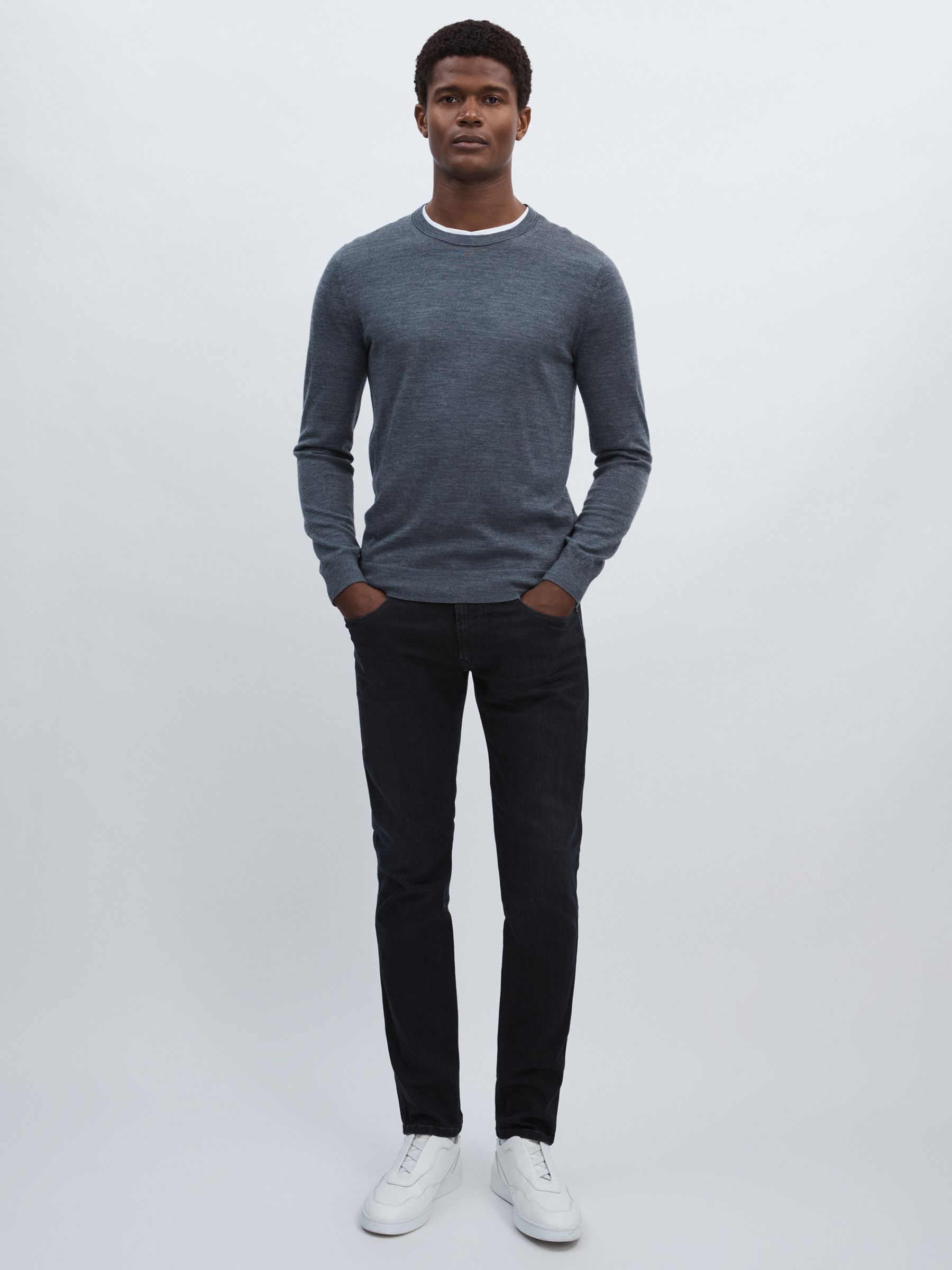 Replay Slim-Fit Hyperflex Jeans in Dark Blue