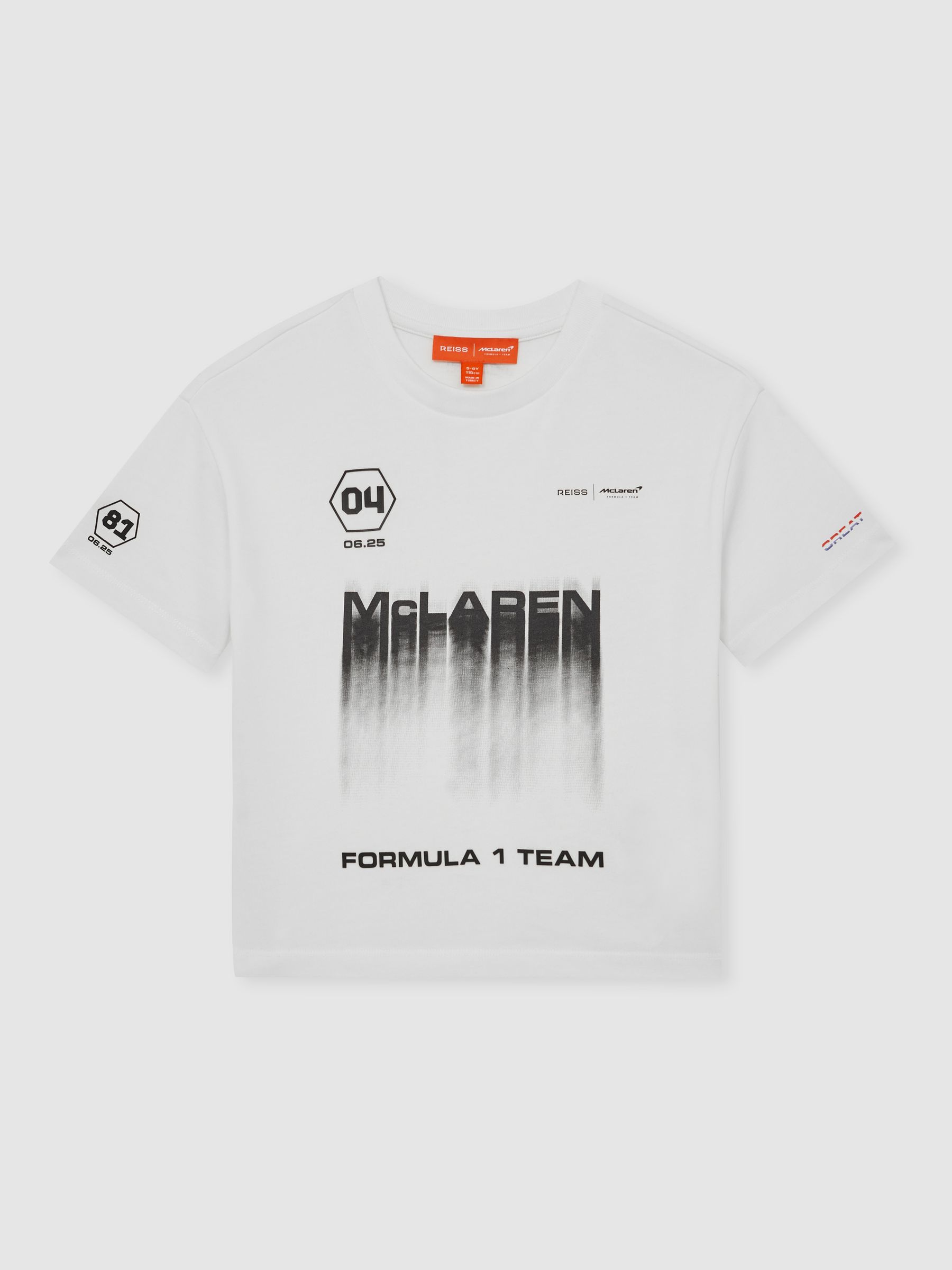 9-13 yrs McLaren F1 Team British GP T-Shirt Unisex Fit in White