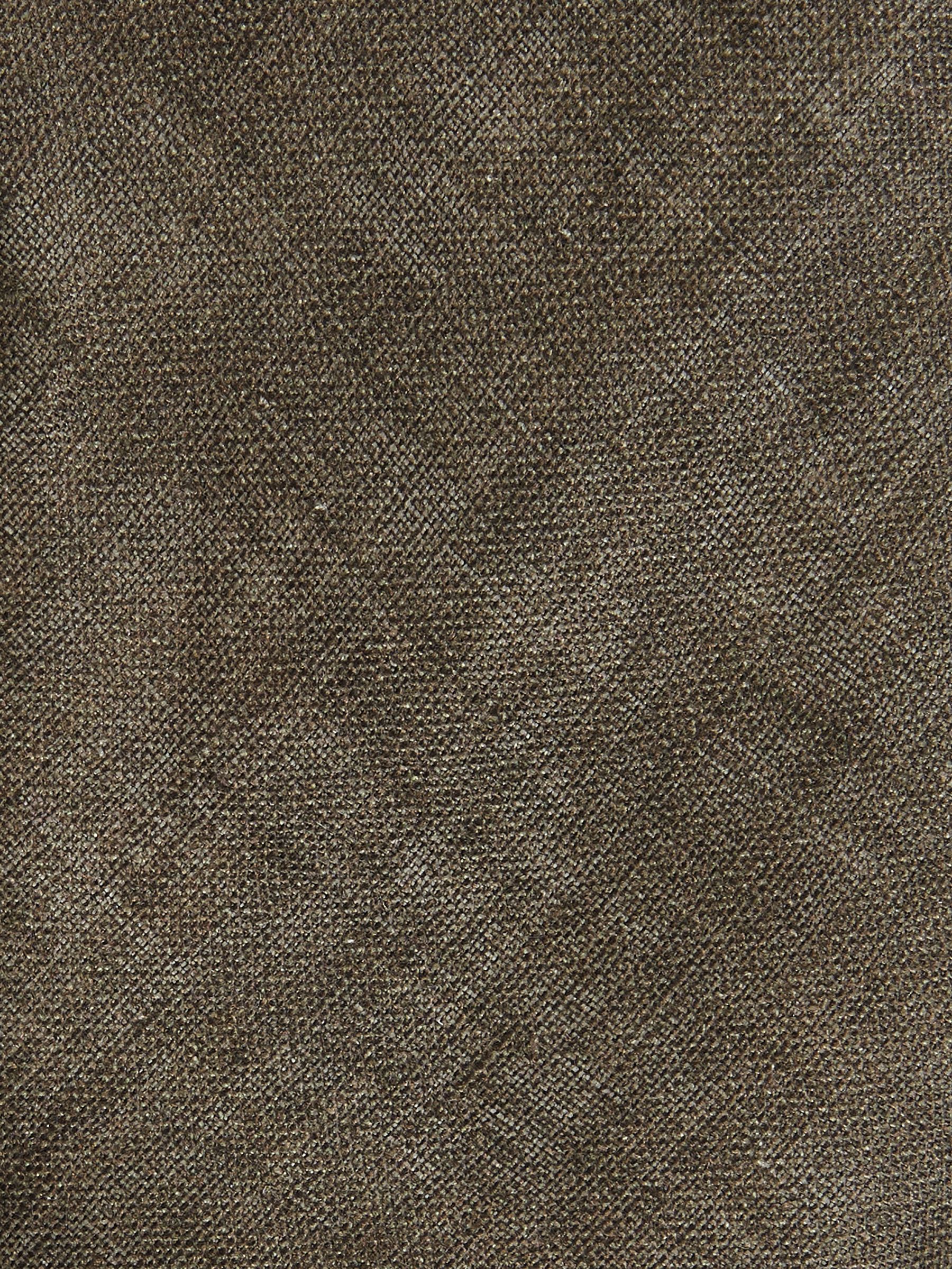 Linen Textured Tie in Olive