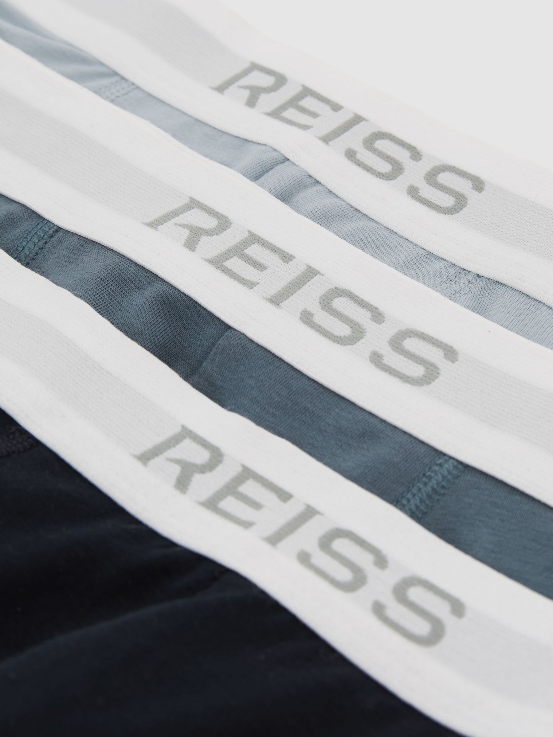 Stretch-Cotton Boxers 3 Pack in Blue Multi