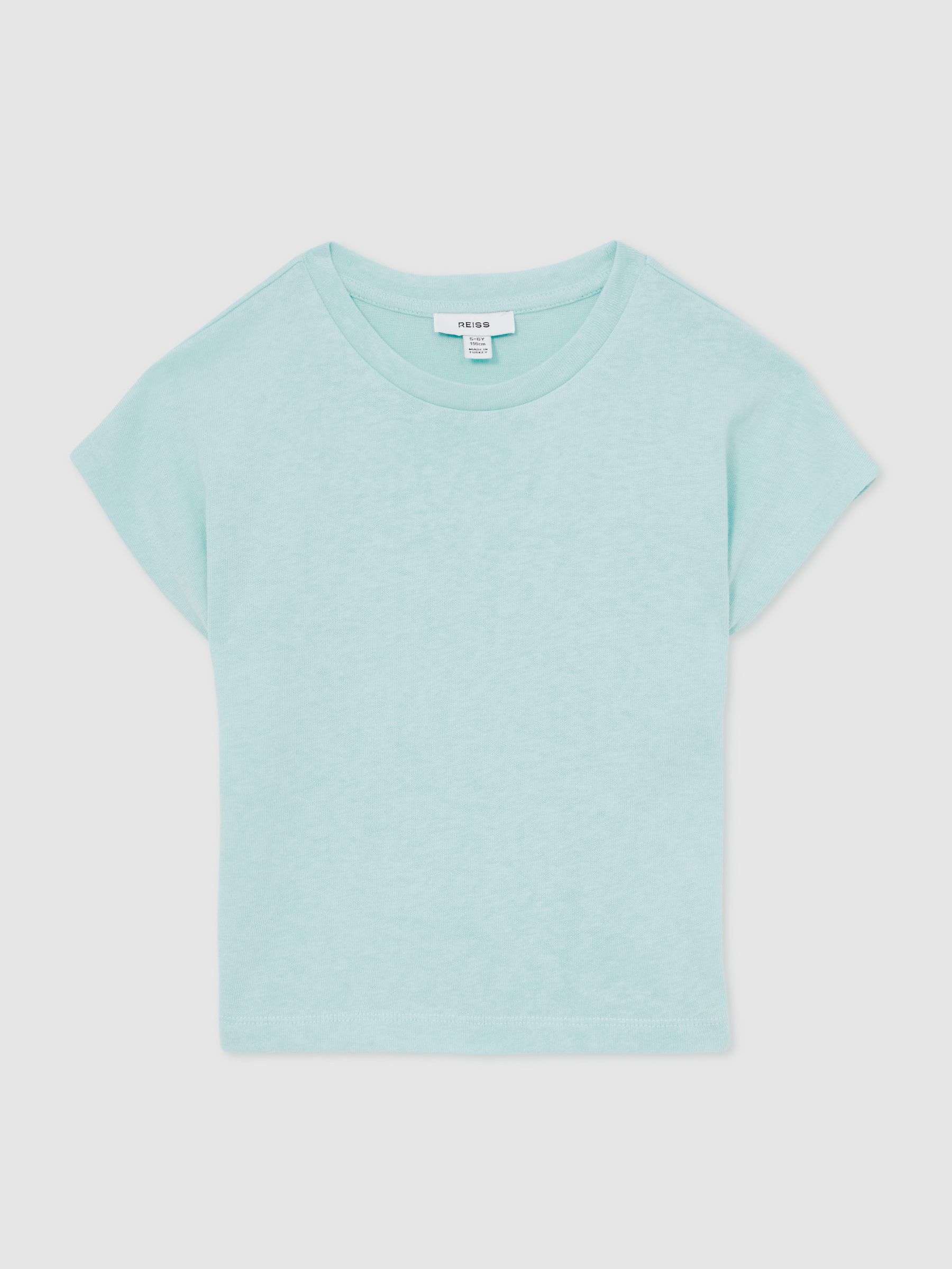 9-13 yrs Oversized Cotton-Blend T-Shirt in Blue