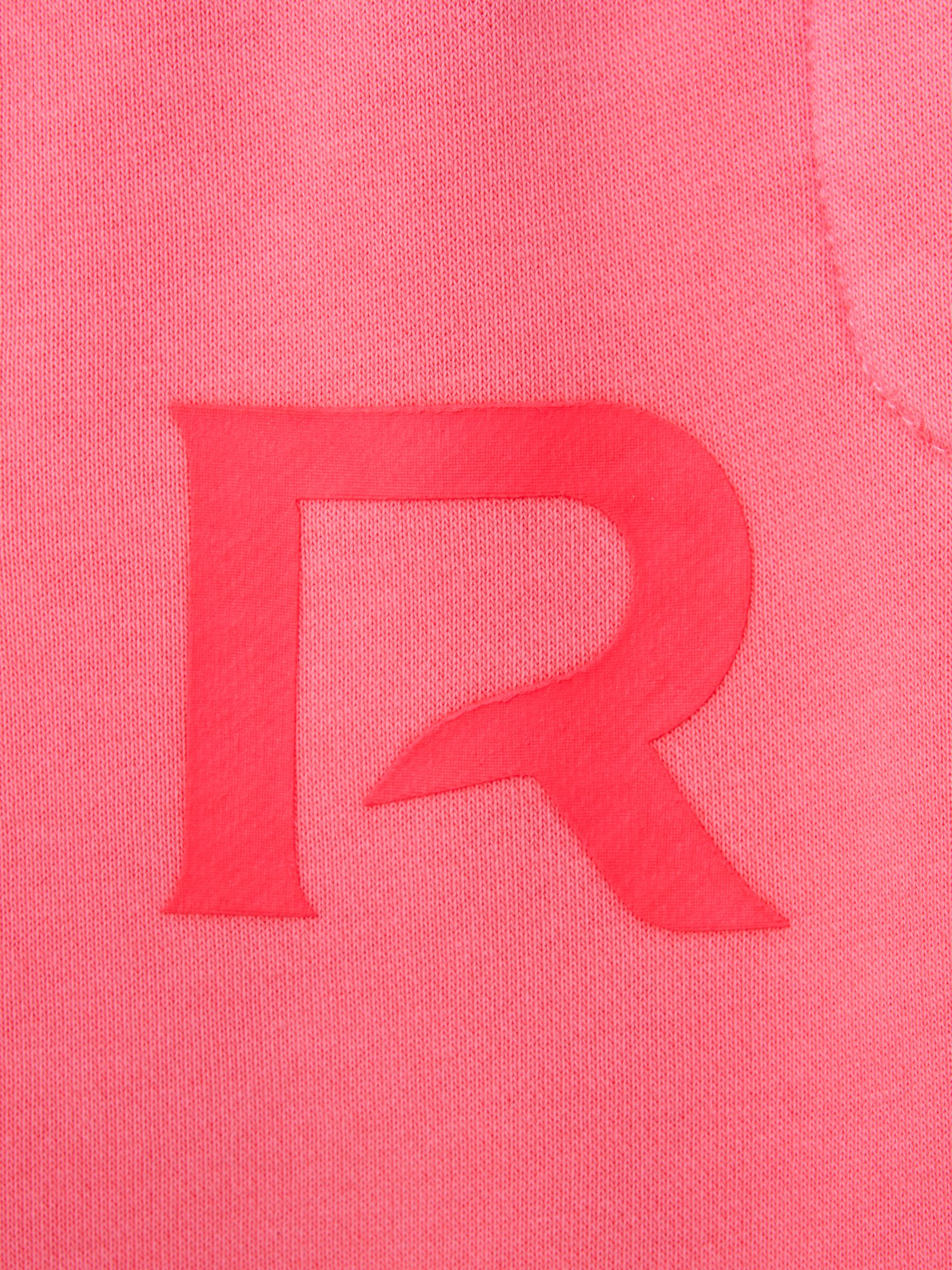 9-13 yrs Oversized Logo Cotton Blend Drawstring Joggers in Bright Pink