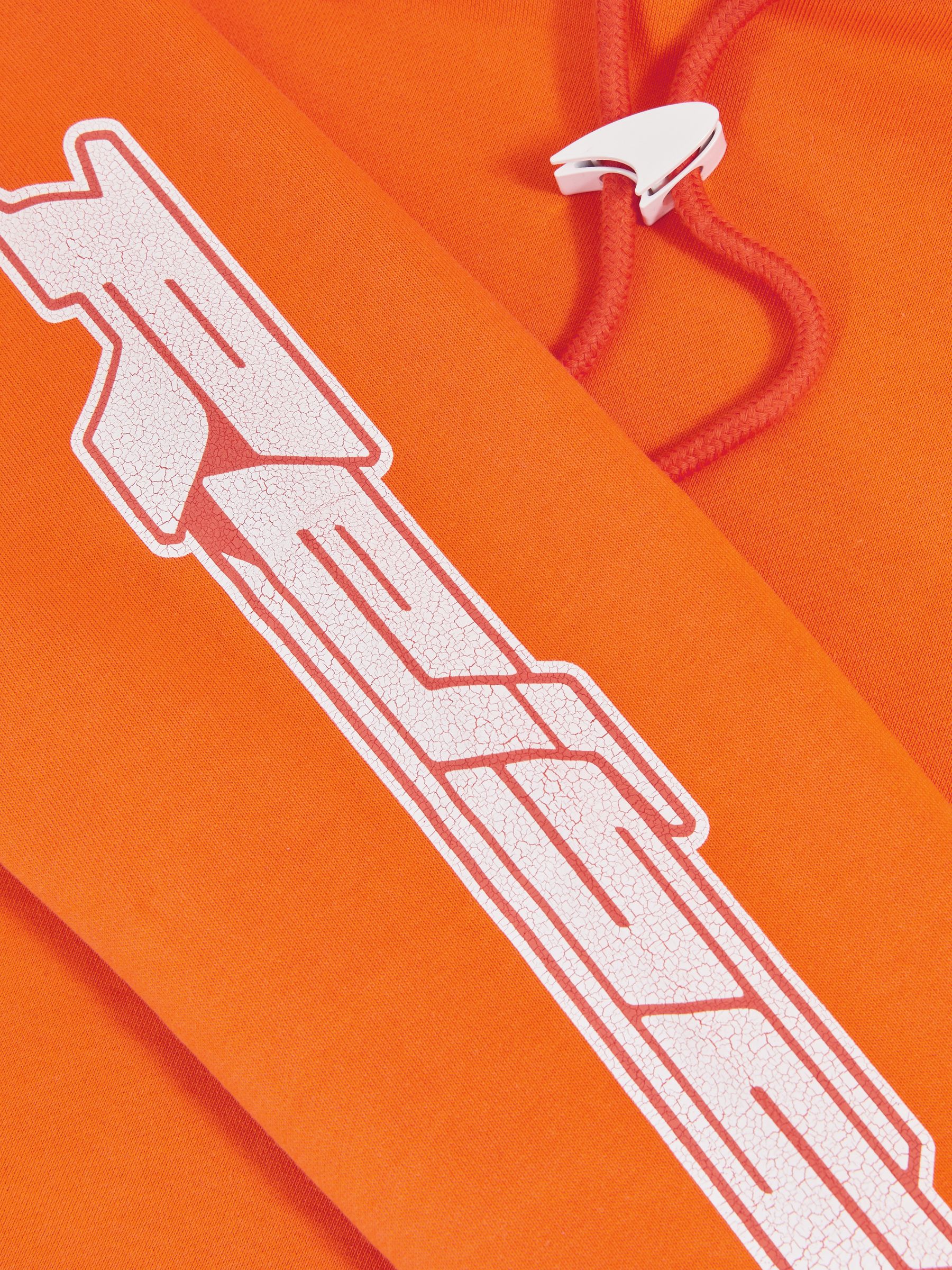 McLaren F1 Team Oversize Toggle Hoodie Unisex Fit in Papaya Orange