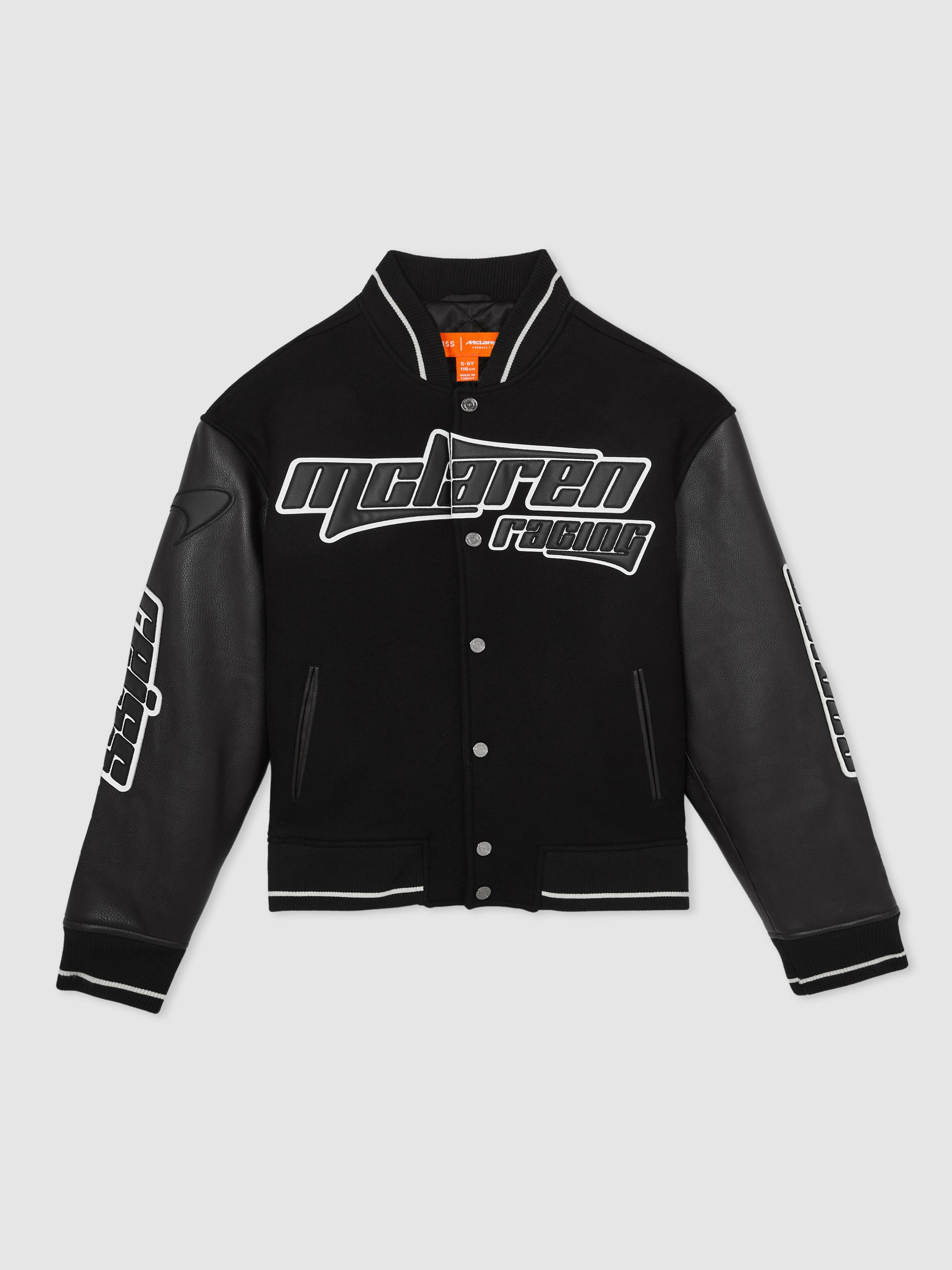 3-9 yrs Unisex Fit McLaren F1 Team Bomber Jacket in Black