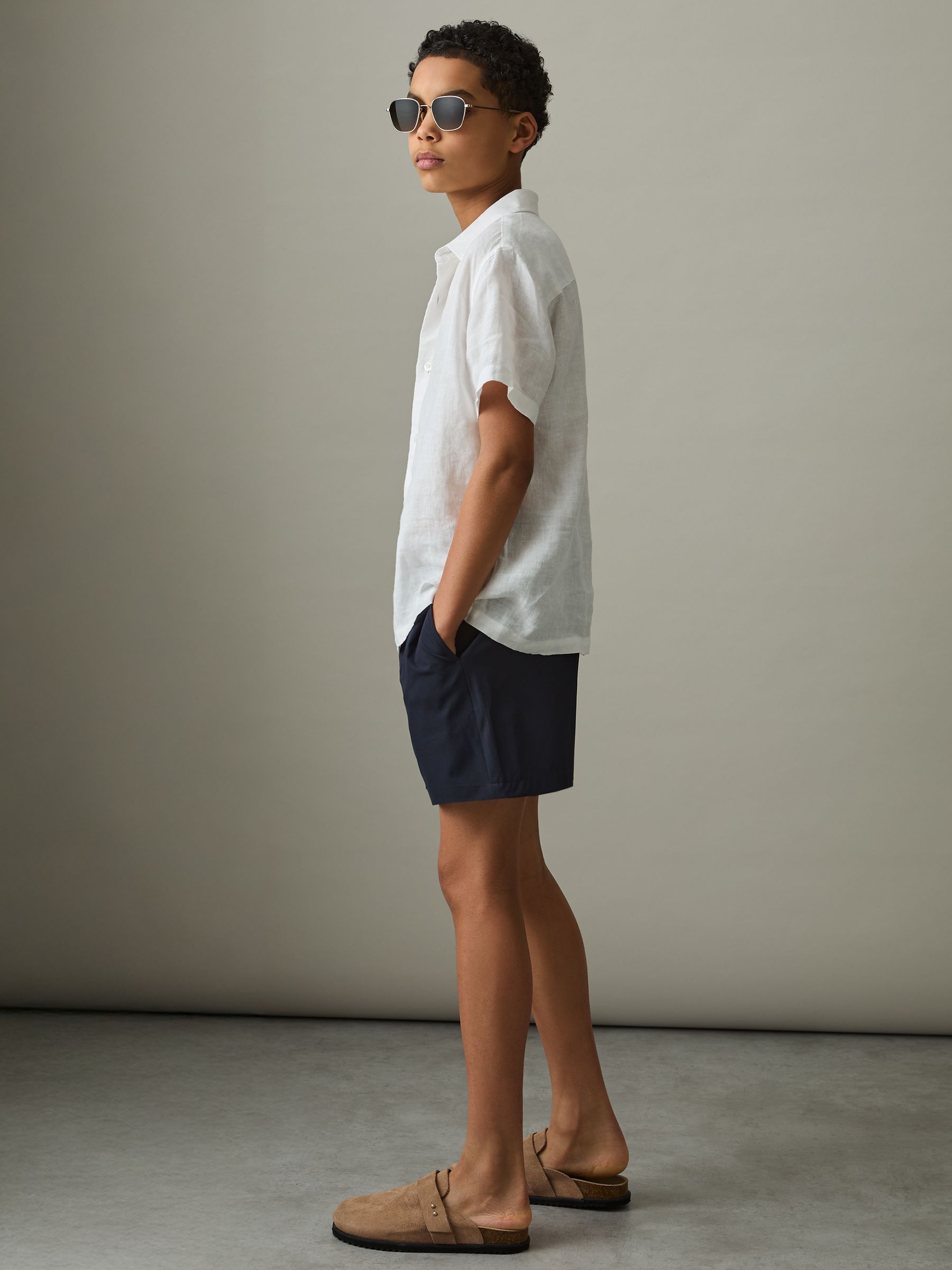 3-9 yrs Drawstring Swim Shorts in Navy
