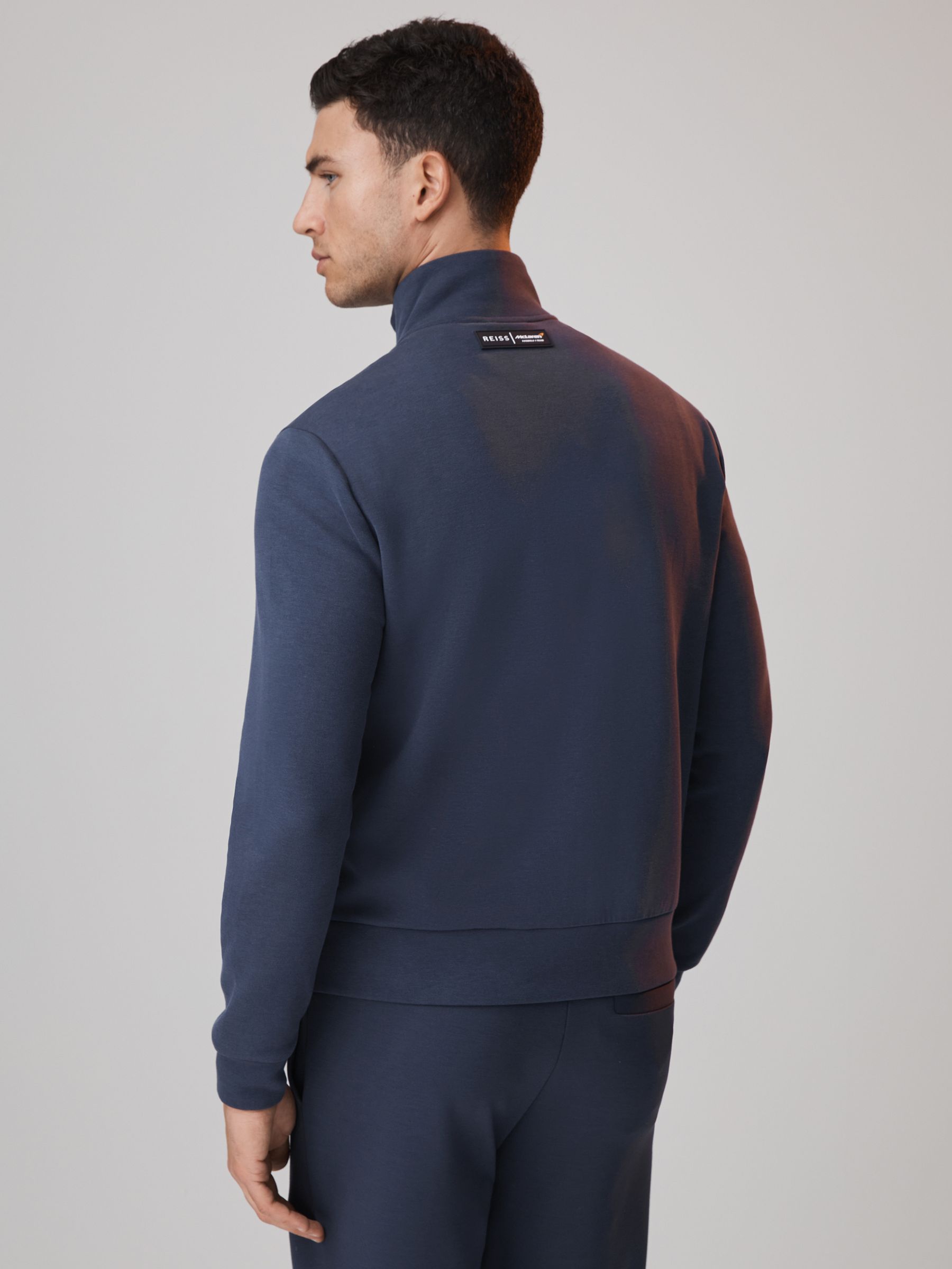 McLaren F1 Hybrid Quilt and Jersey Jacket in Airforce Blue