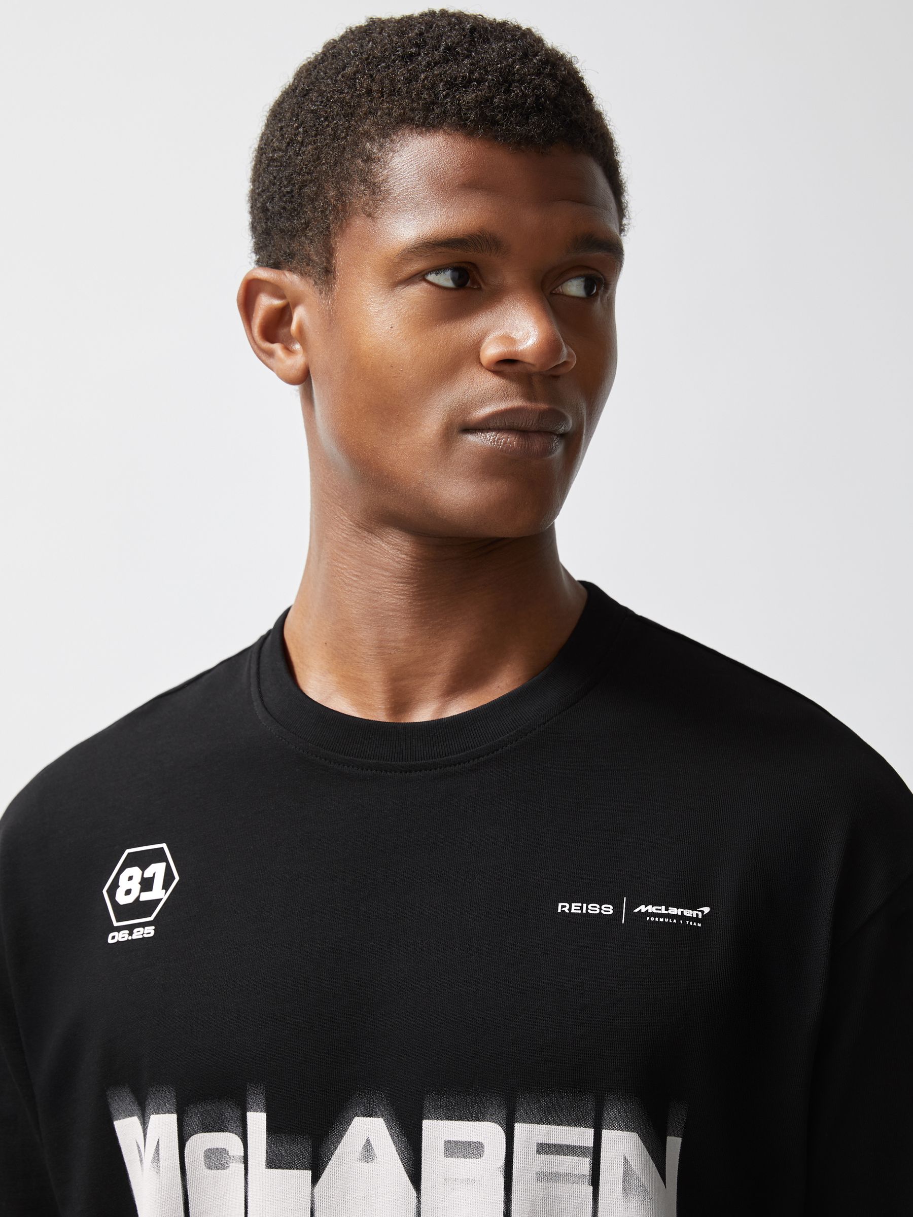 McLaren F1 Team British GP T-Shirt Unisex Fit in Black