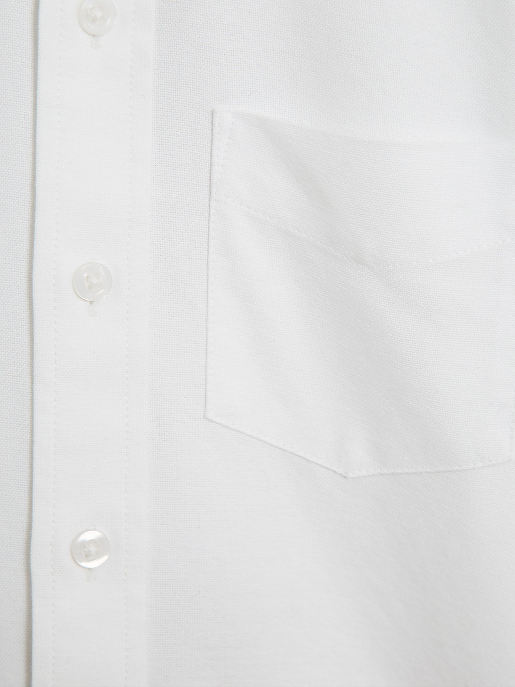 4-9 yrs Button Down Oxford Shirt in White