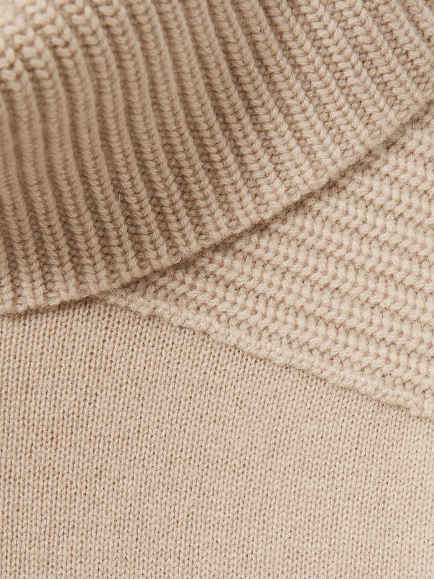 Madeleine Thompson Wool-Cashmere Roll-Neck Jumper in Buttermilk